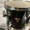 Percussion Plus 4pc Drum Set Black