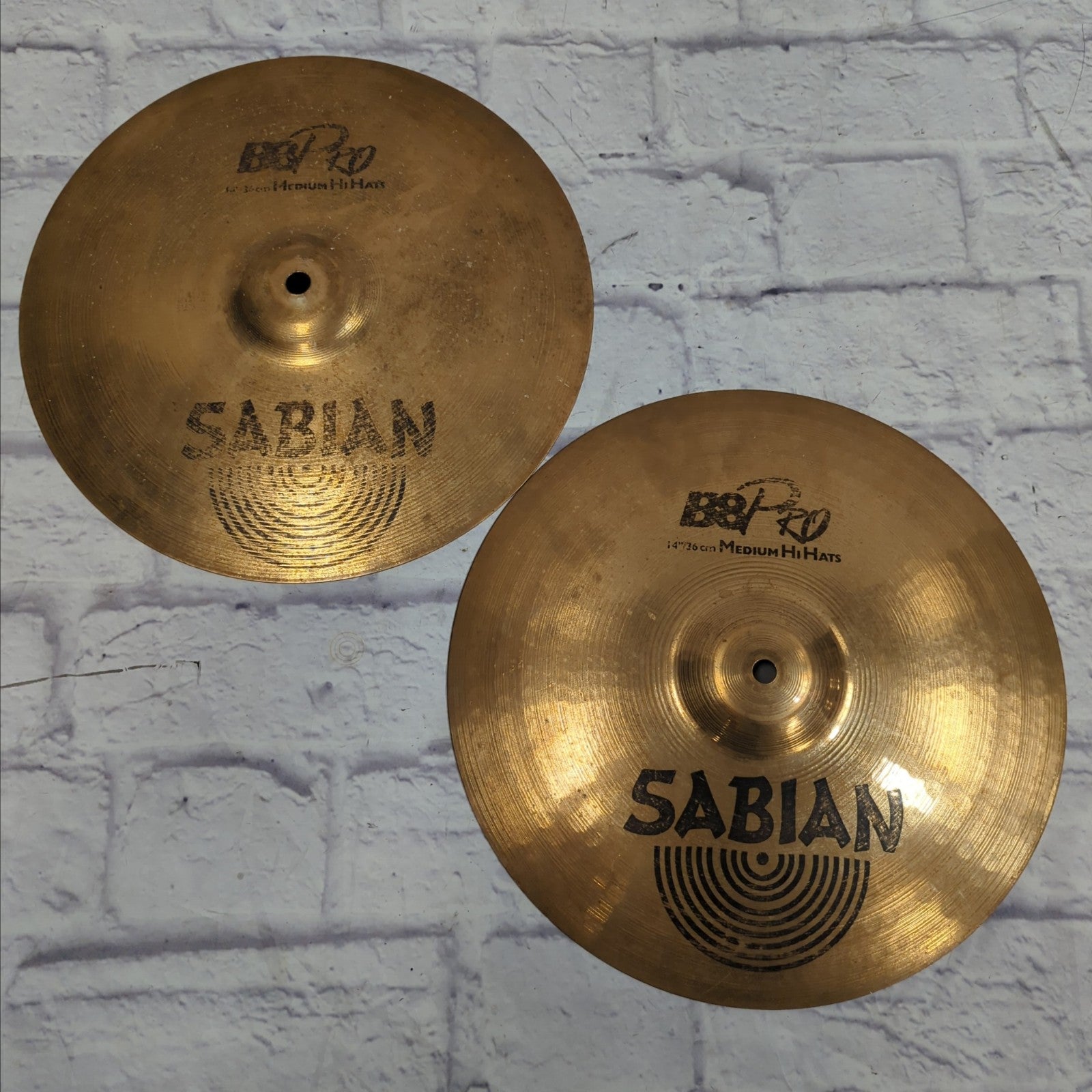 Sabian B8 Pro 14 Hat Cymbal Pair - Evolution