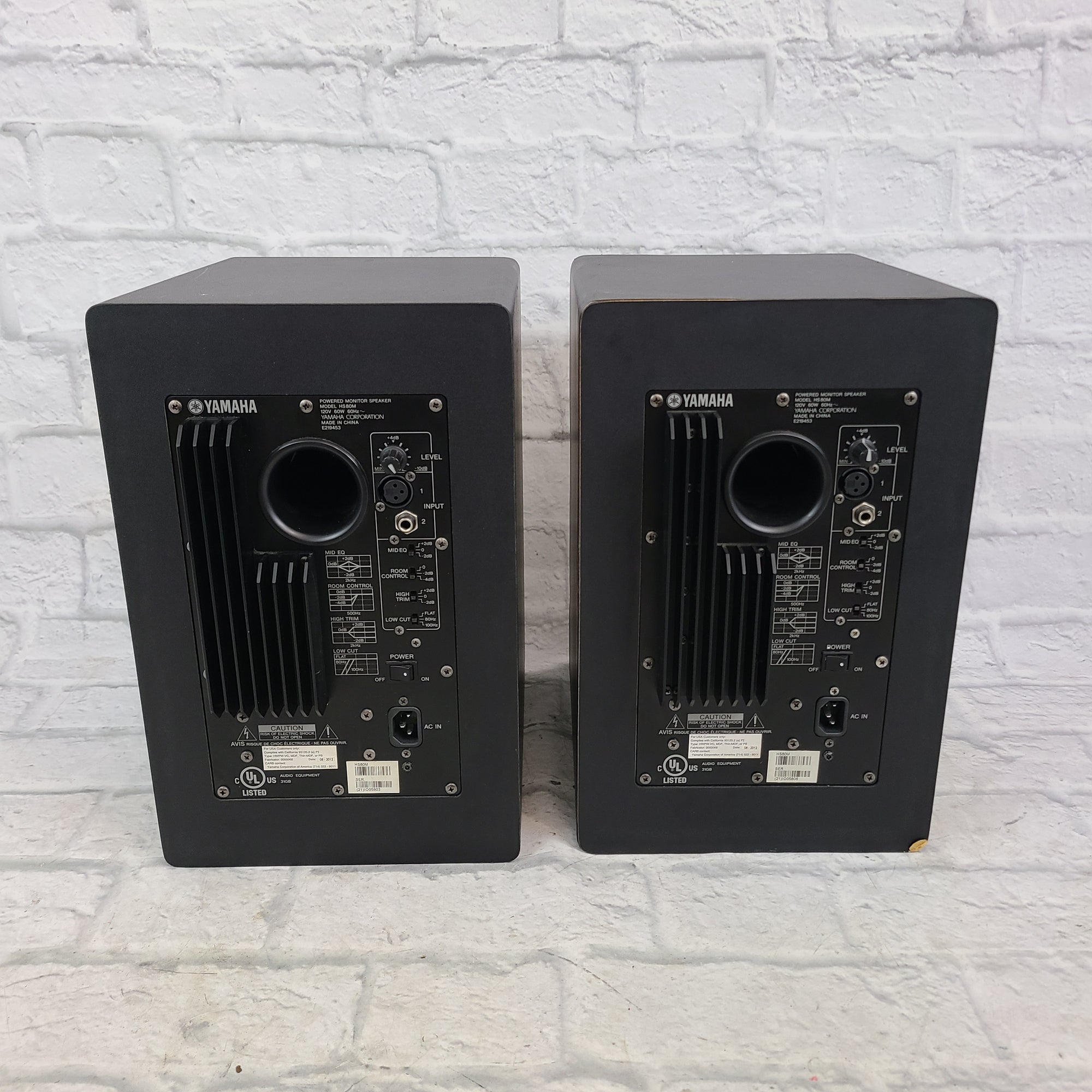 Yamaha hs80m sale pair