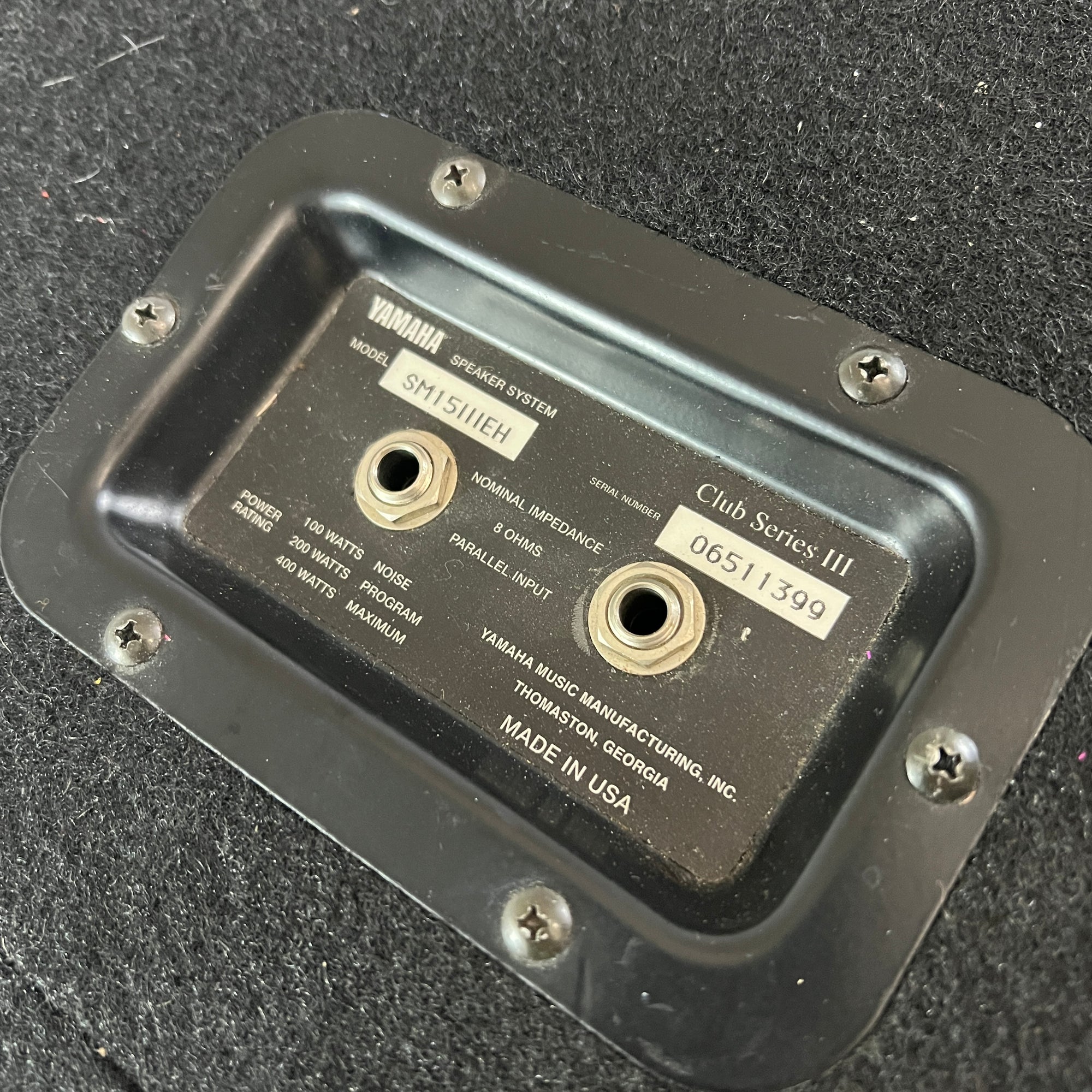 Yamaha Club Series SM15v Monitor Wedge 15"