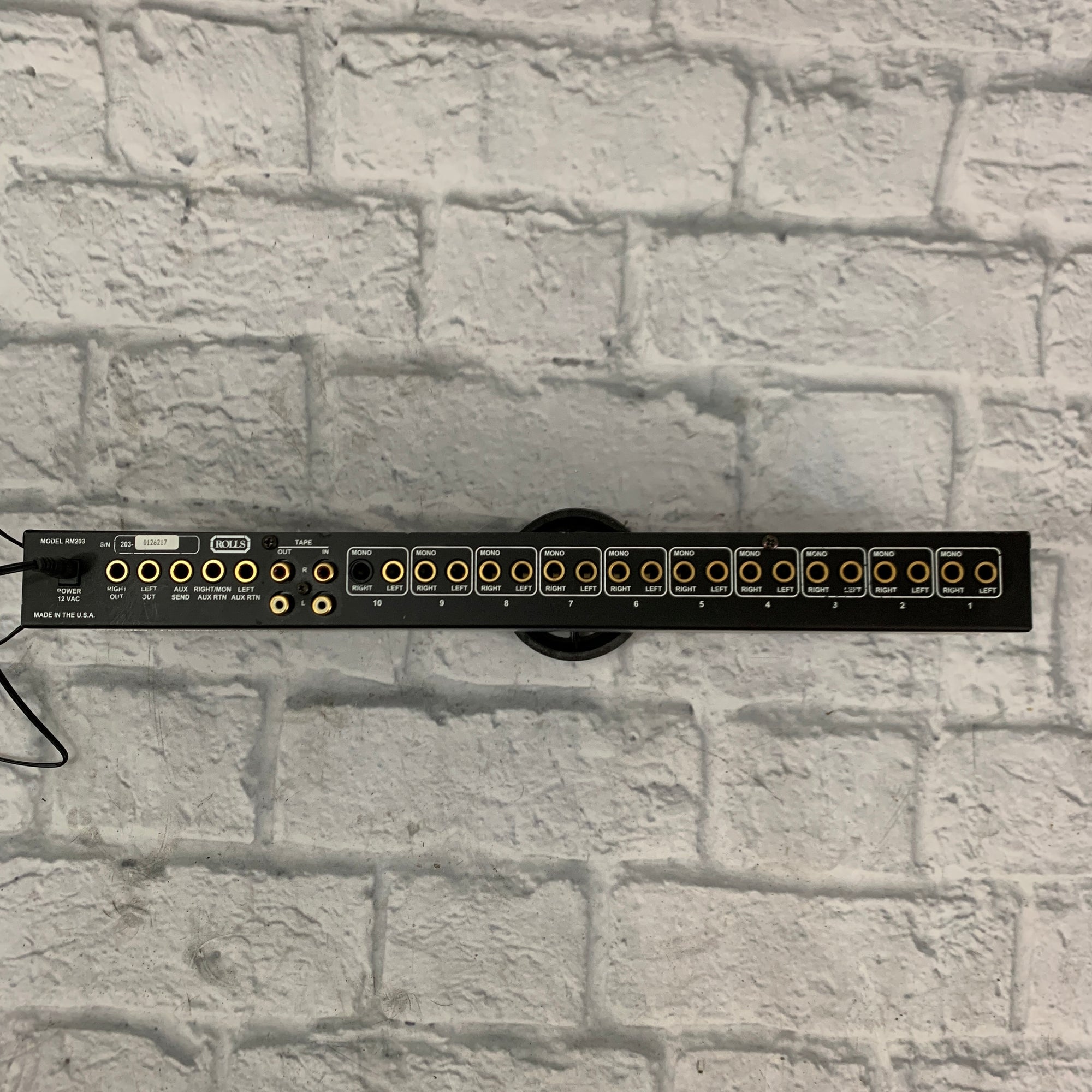 Rolls RM203 Rackmount Stereo Line Mixer