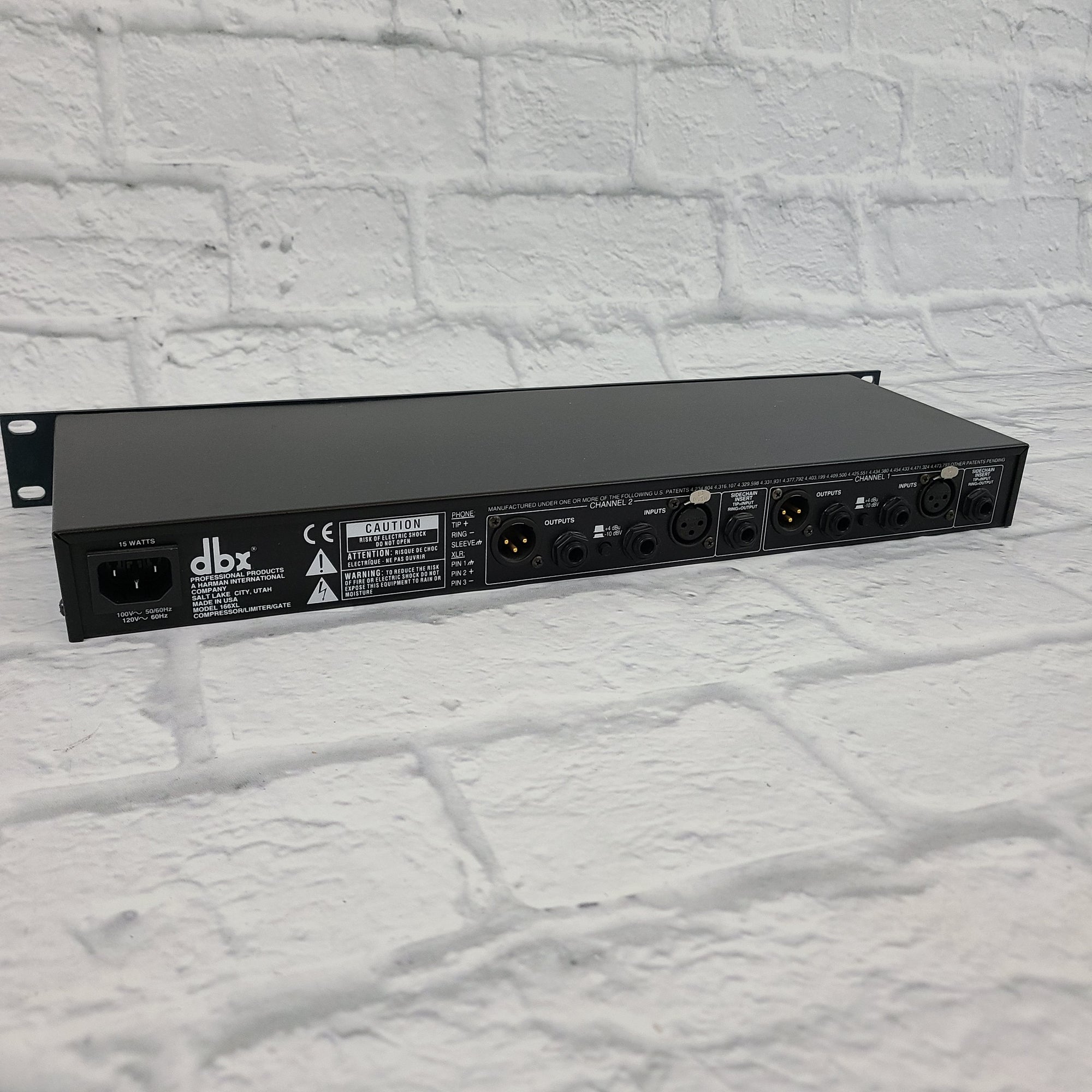 DBX 166XL Compressor / Limiter / Gate