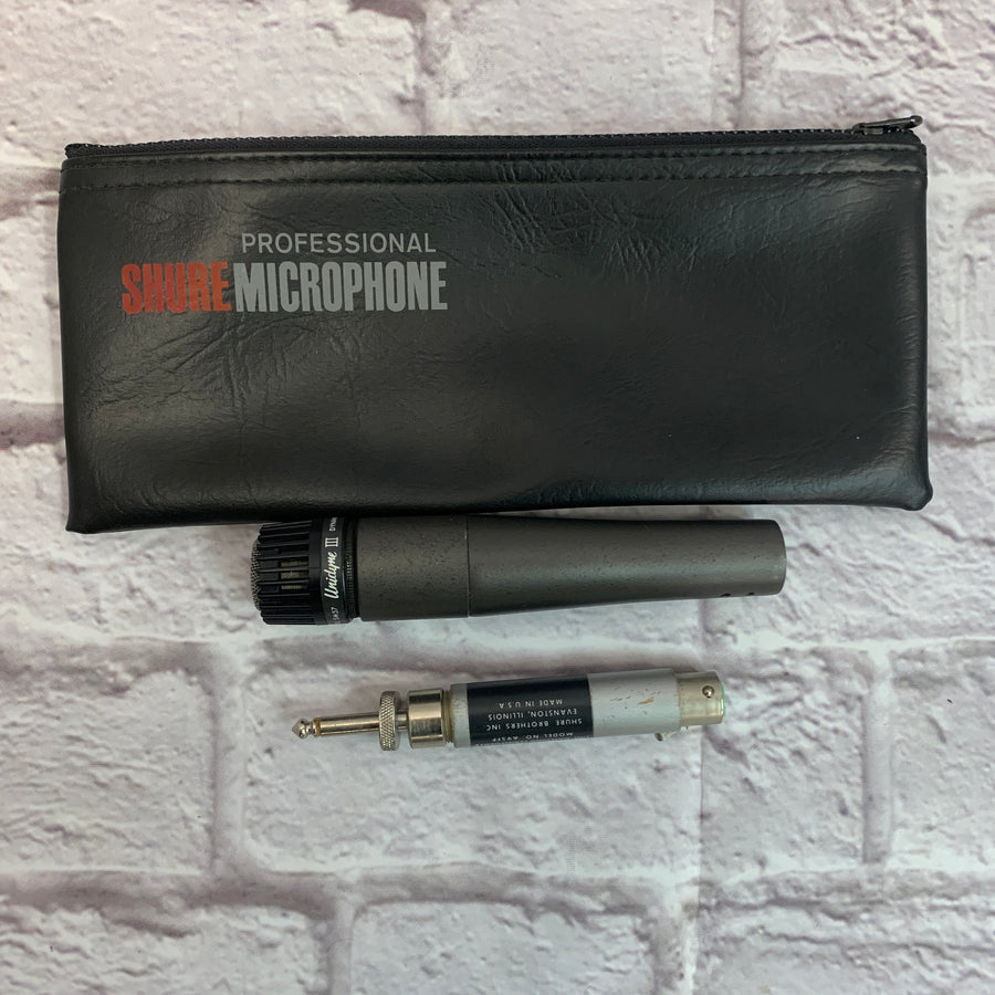 Vintage Shure Unidyne III SM57 Dynamic Mic w/ Bag