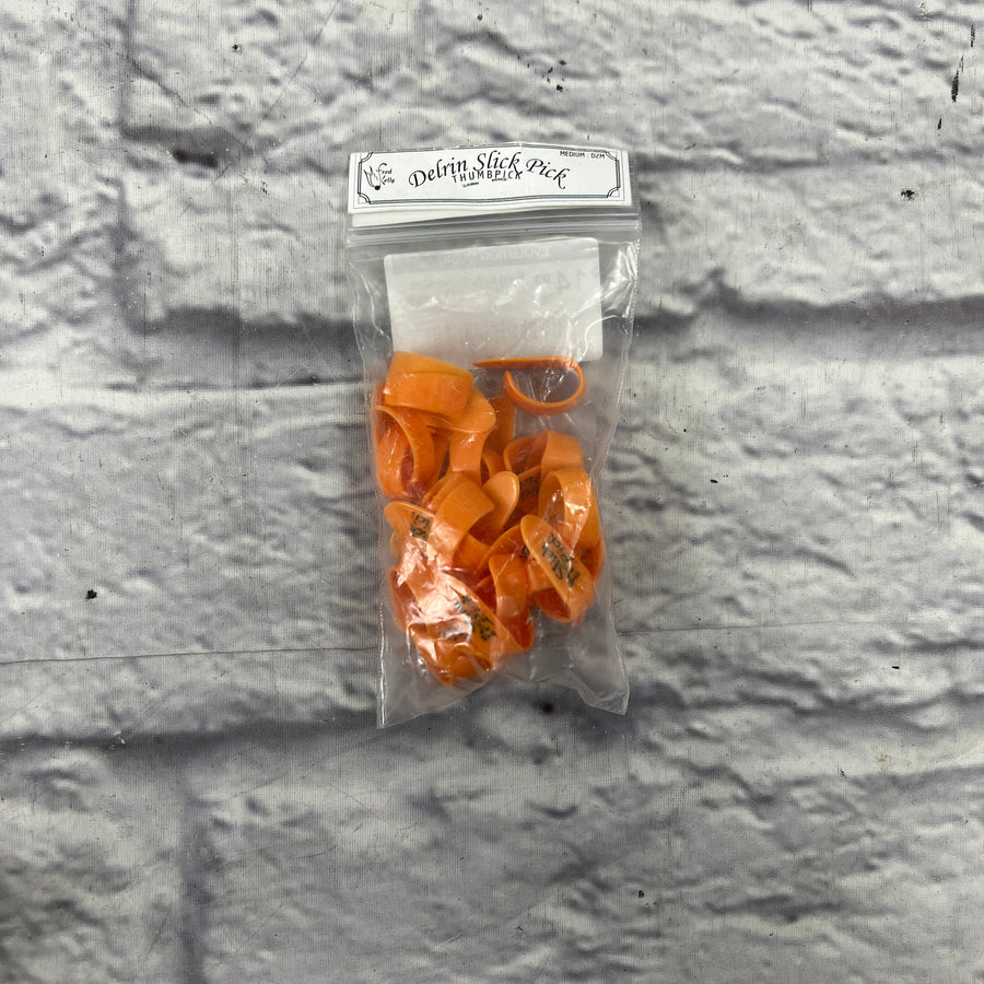 Fred Kelly Delrin Slick Pick Medium Multipack - Orange