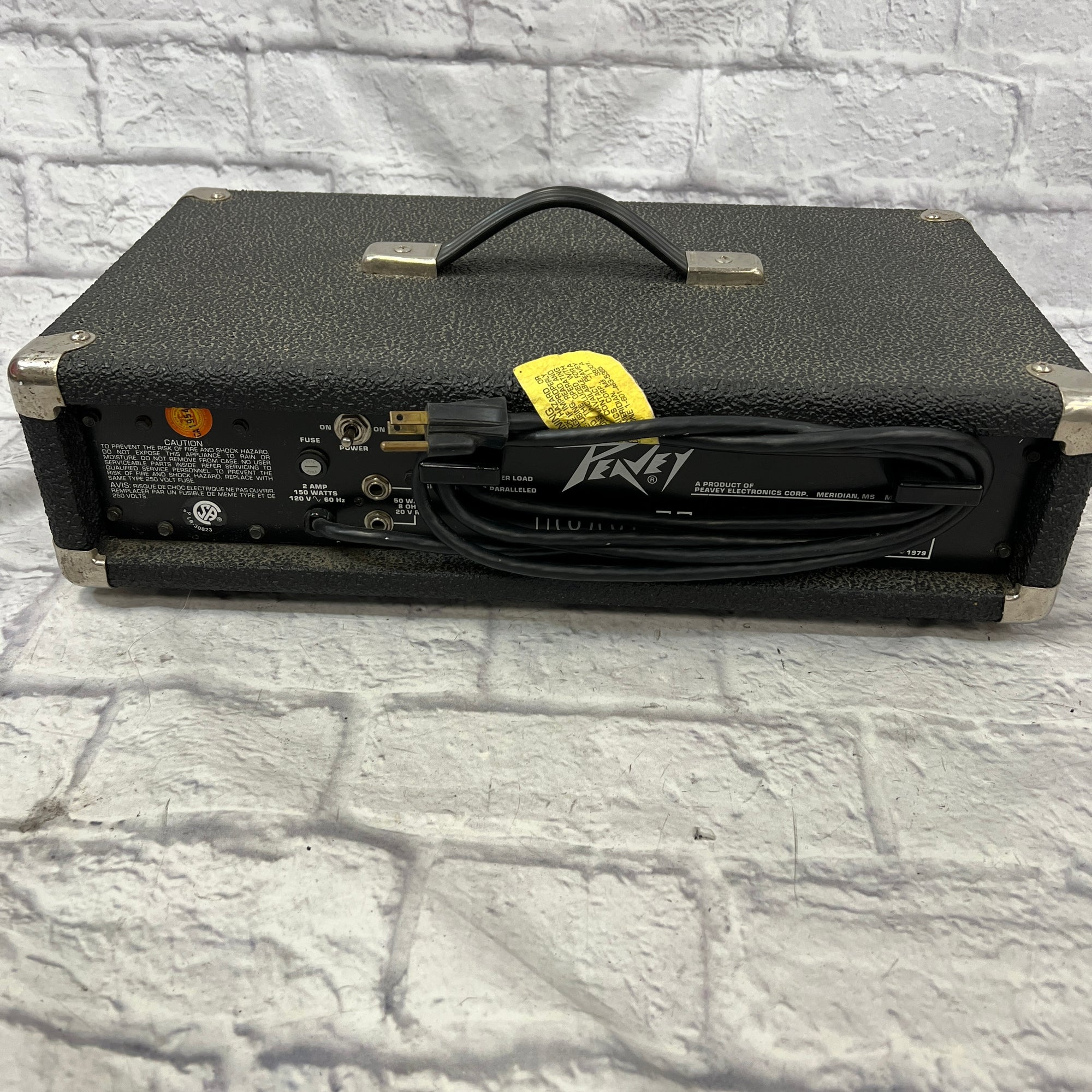 ミュージシャン PEAVEYamp Peavey 3120 120W Tube Guitar Amp Head Black | Musician's Friend