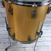 Vintage 1976 Ludwig 16x16 Gold Silk Floor Tom