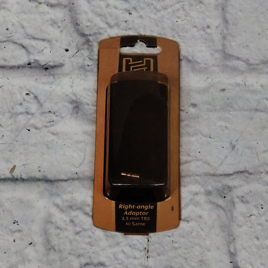 Hosa Technology GMP-272 Right-angle Adaptor 3.5mm TRS to Same
