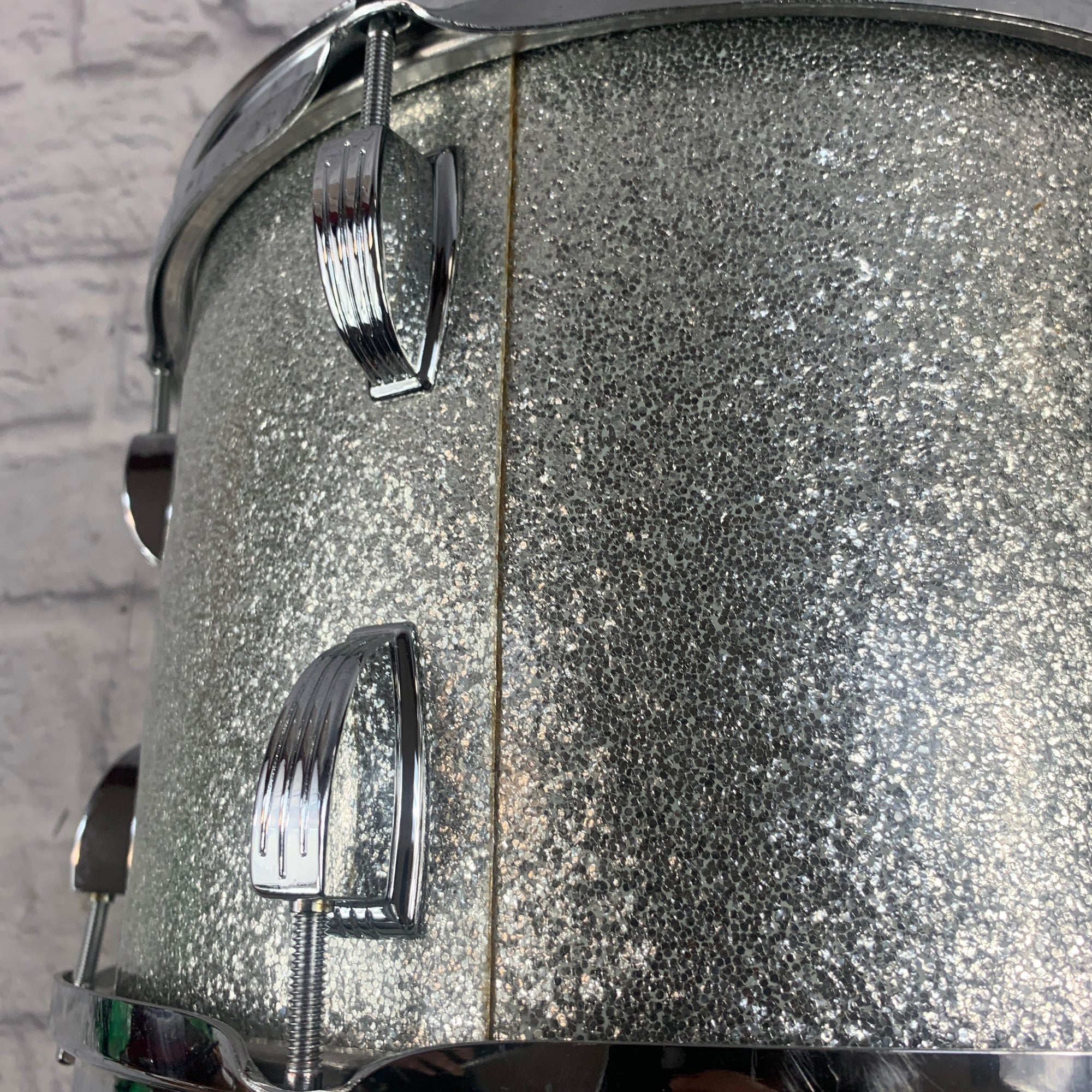 Ludwig 12x8 Silver Sparkle 1990s Rack Tom