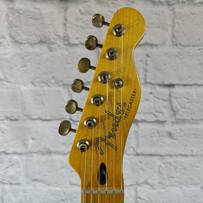 Unknown Partscaster Tele Heavy Relic White