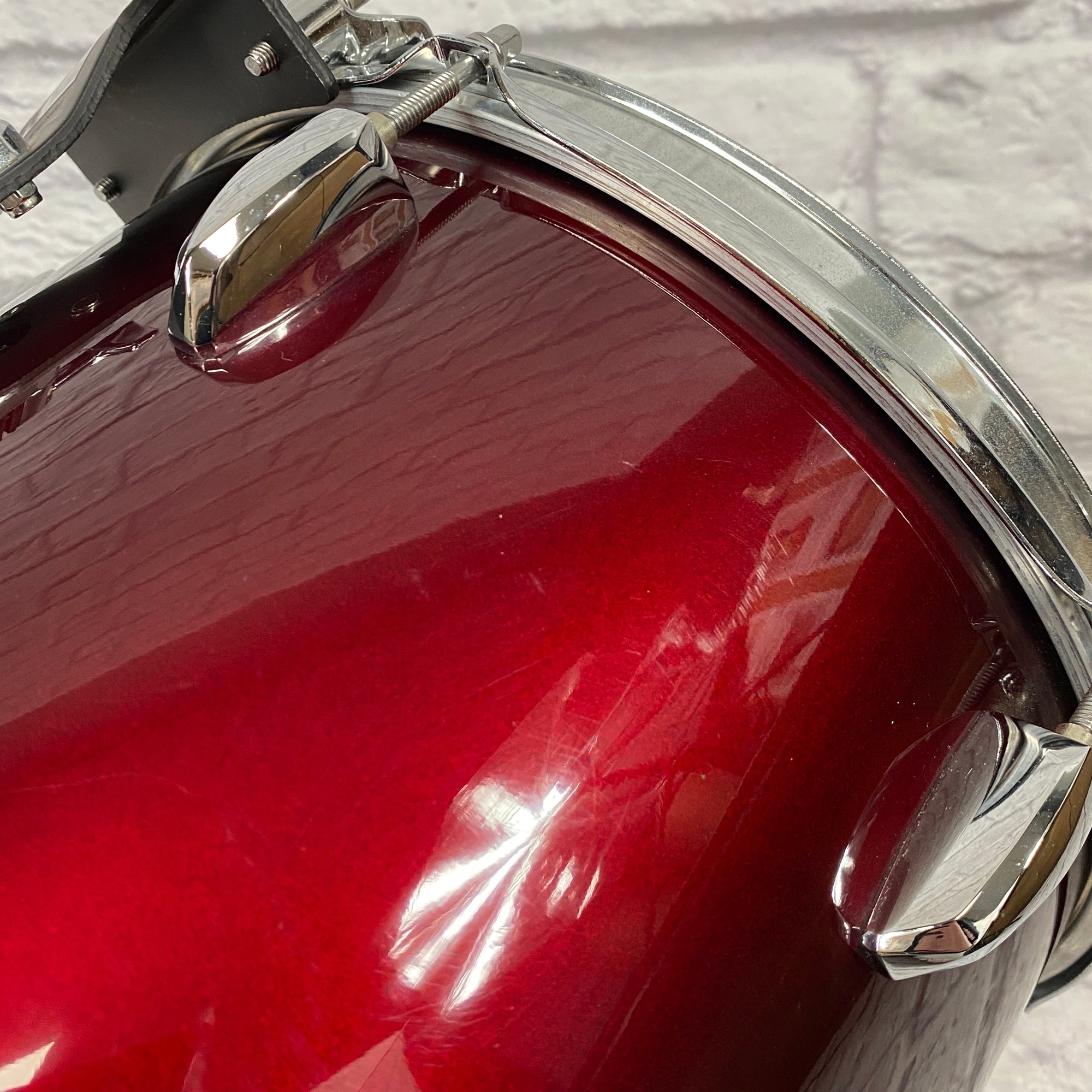 Pearl Export Series 3pc Drum Kit Wine Red