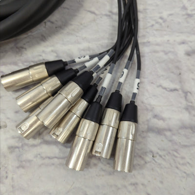 8 Channel XLR to XLR 18' Cable Snake