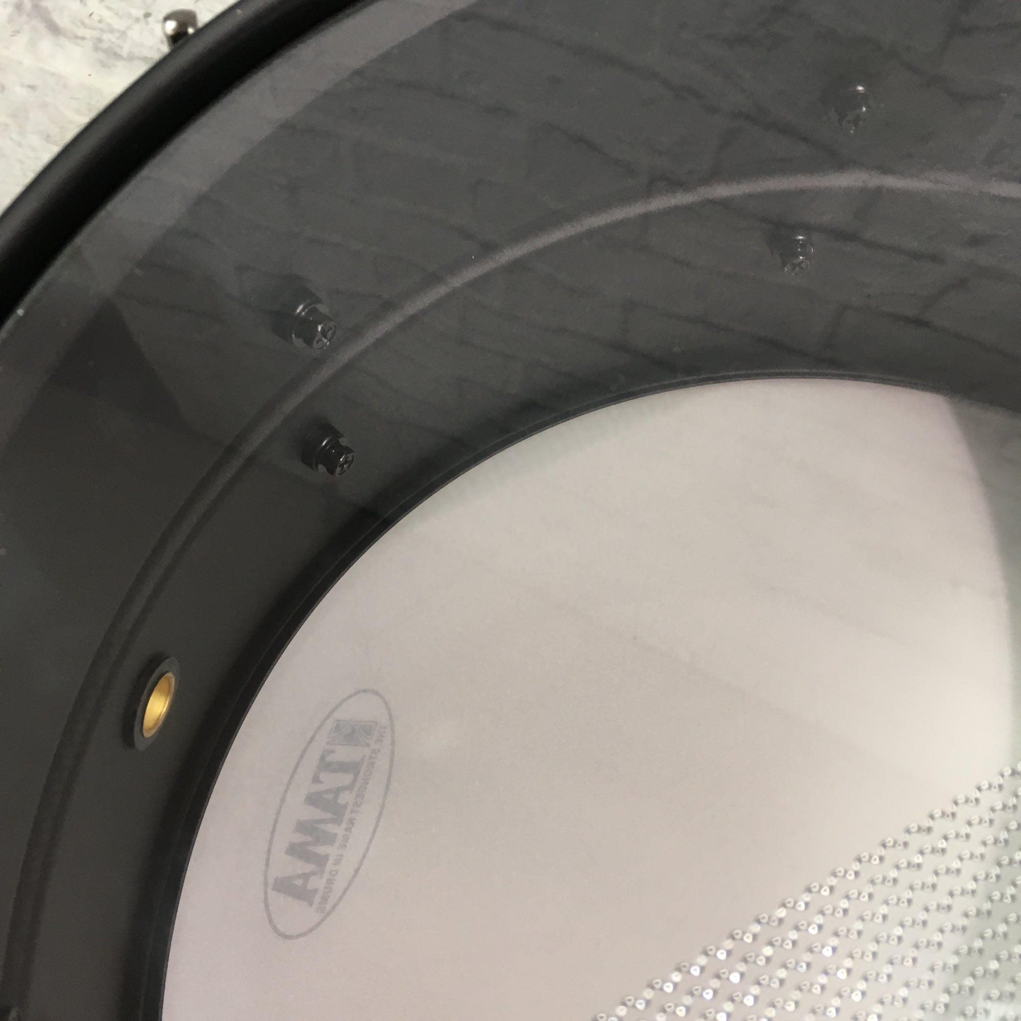 Tama Steel Snare Drum - 6.5 x 14 - Black/Black