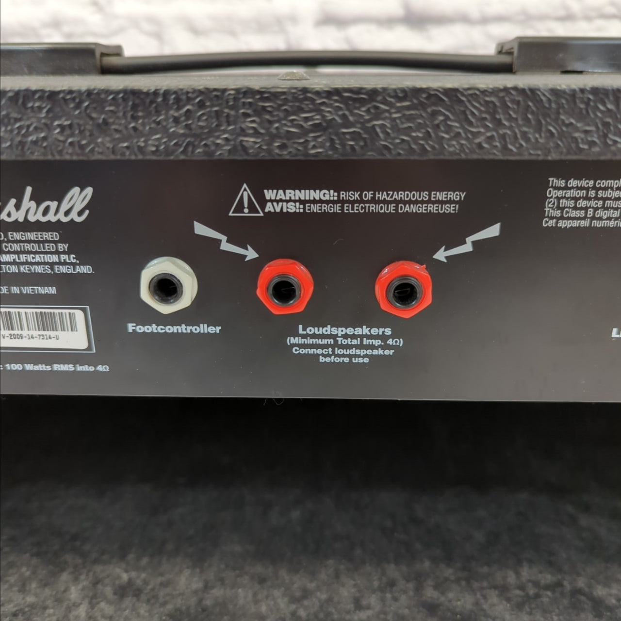 Marshall MG 100FX Guitar Amp Head