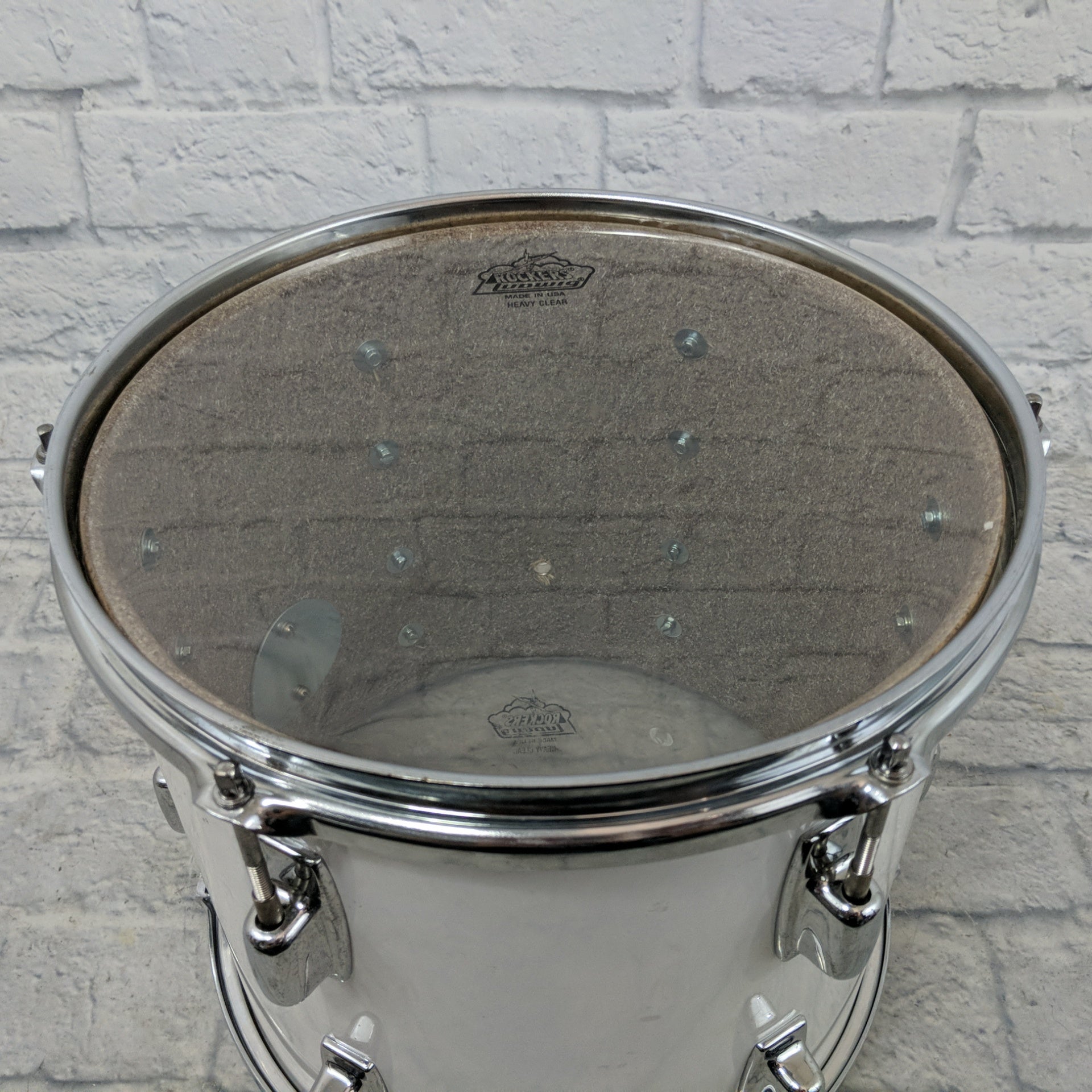 Ludwig Tom Drum 12 (diameter) x10 (depth) 1980s - White