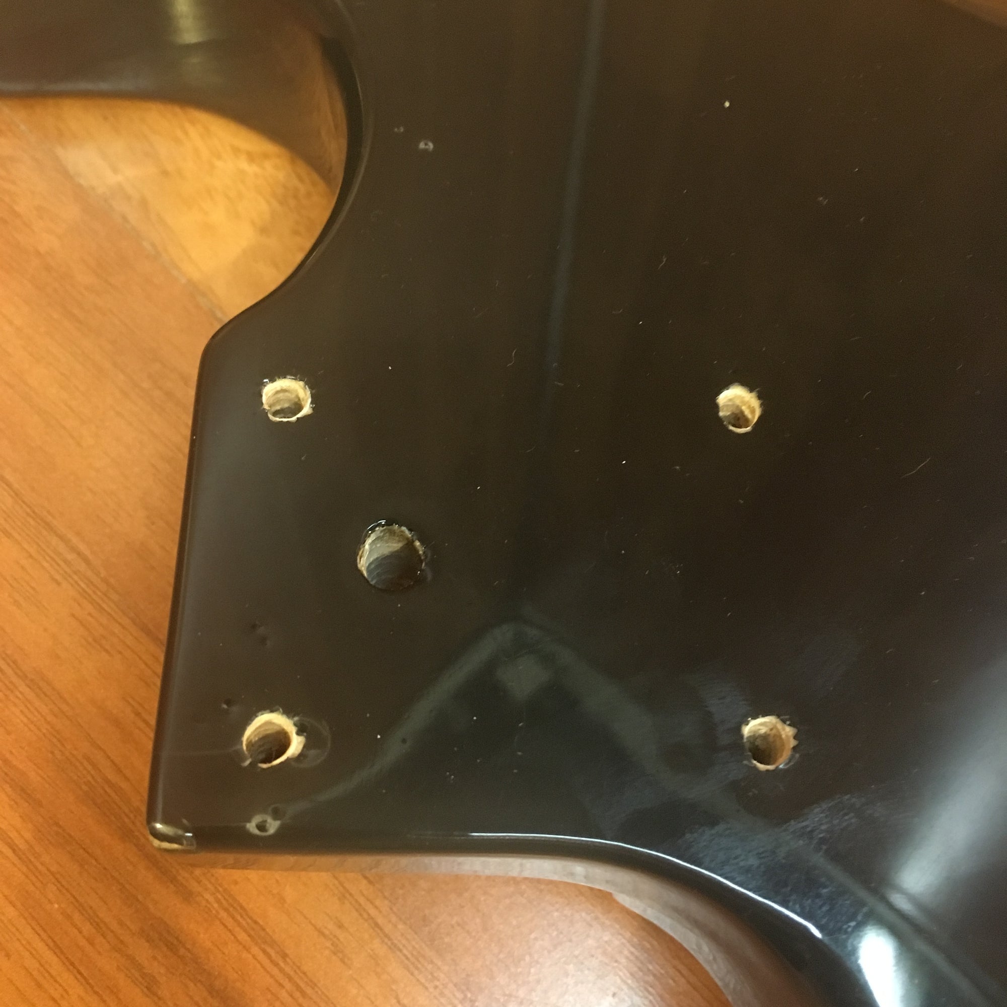 Silvertone Strat Body Loaded