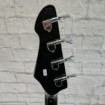 Peavey G Bass 4 String Bass Guitar -Black Holoflake