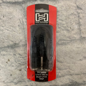 Hosa YPP-118 Adapter/Splitter 1/4 TRS to Dual 1/4 TRS