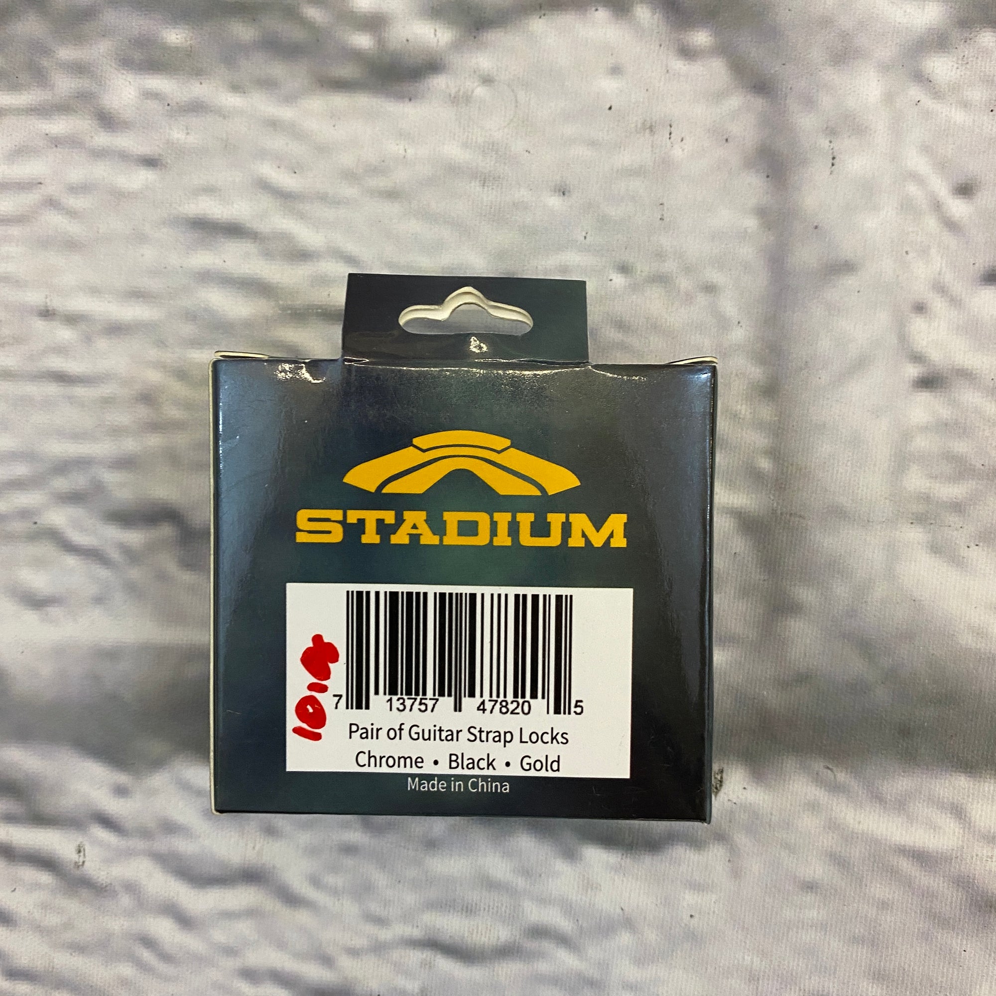 Stadium Pair of Guitar Strap Locks - Black