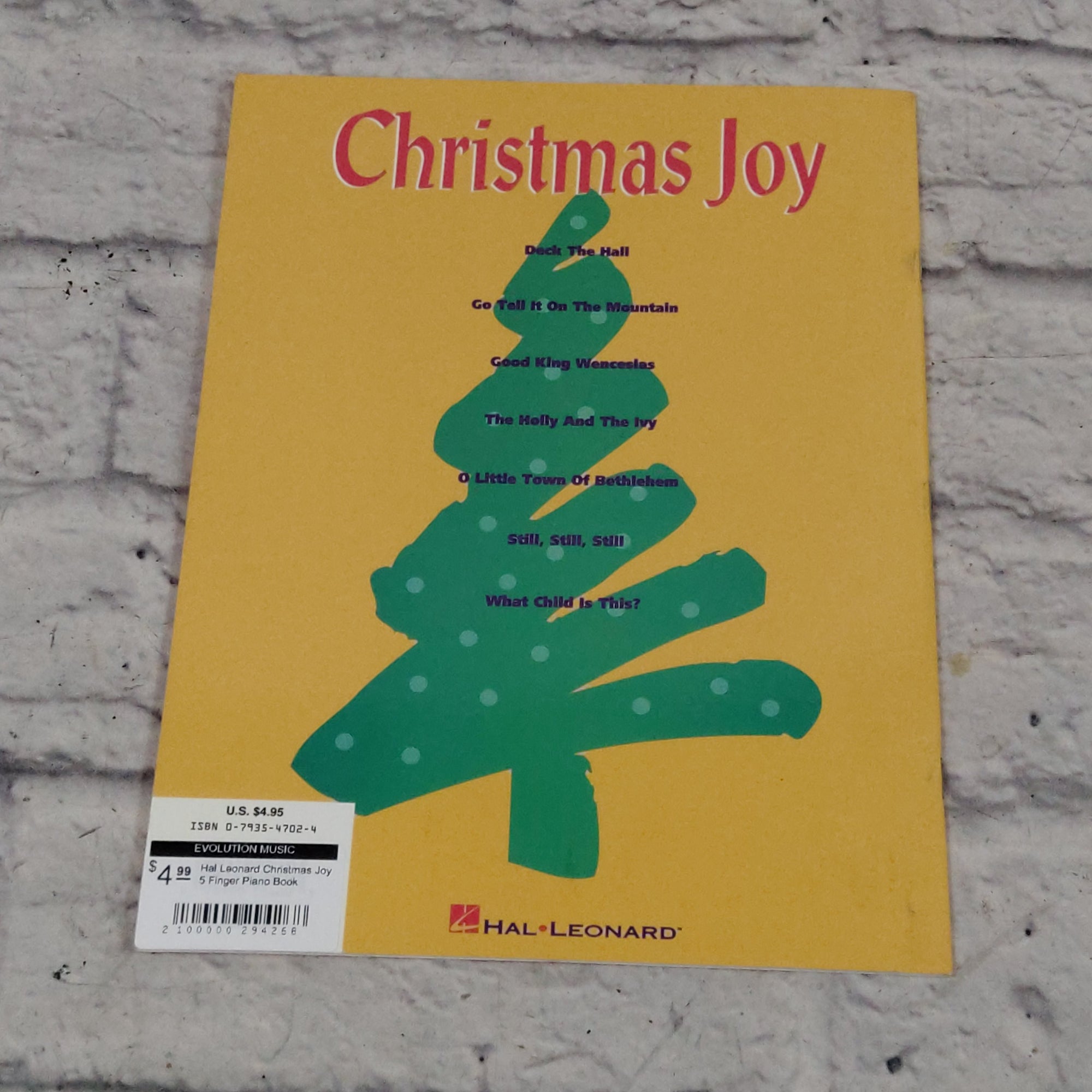 Hal Leonard Christmas Joy 5 Finger Piano Book