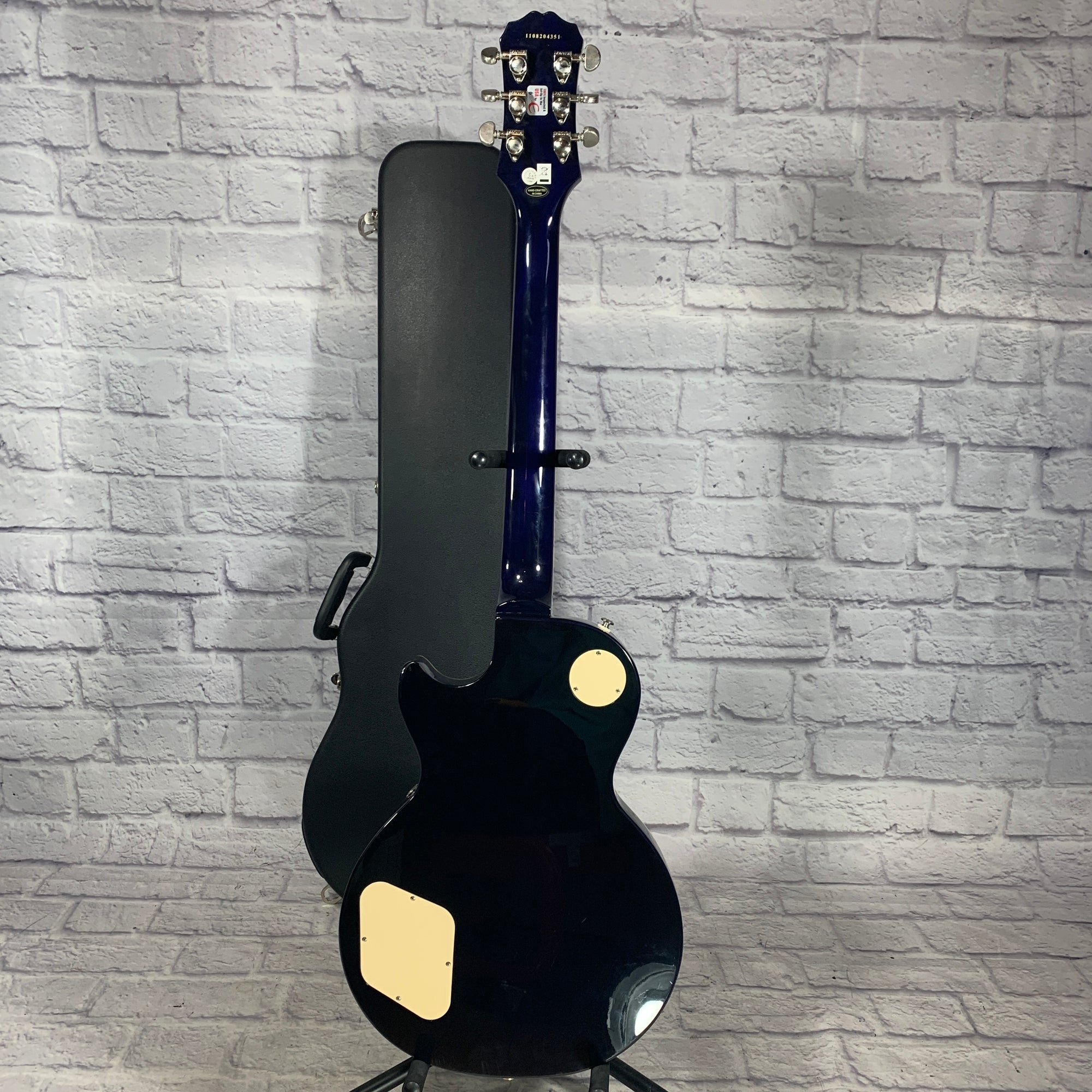 Epiphone 2011 Les Paul Standard Trans Blue Electric Guitar w/ Case