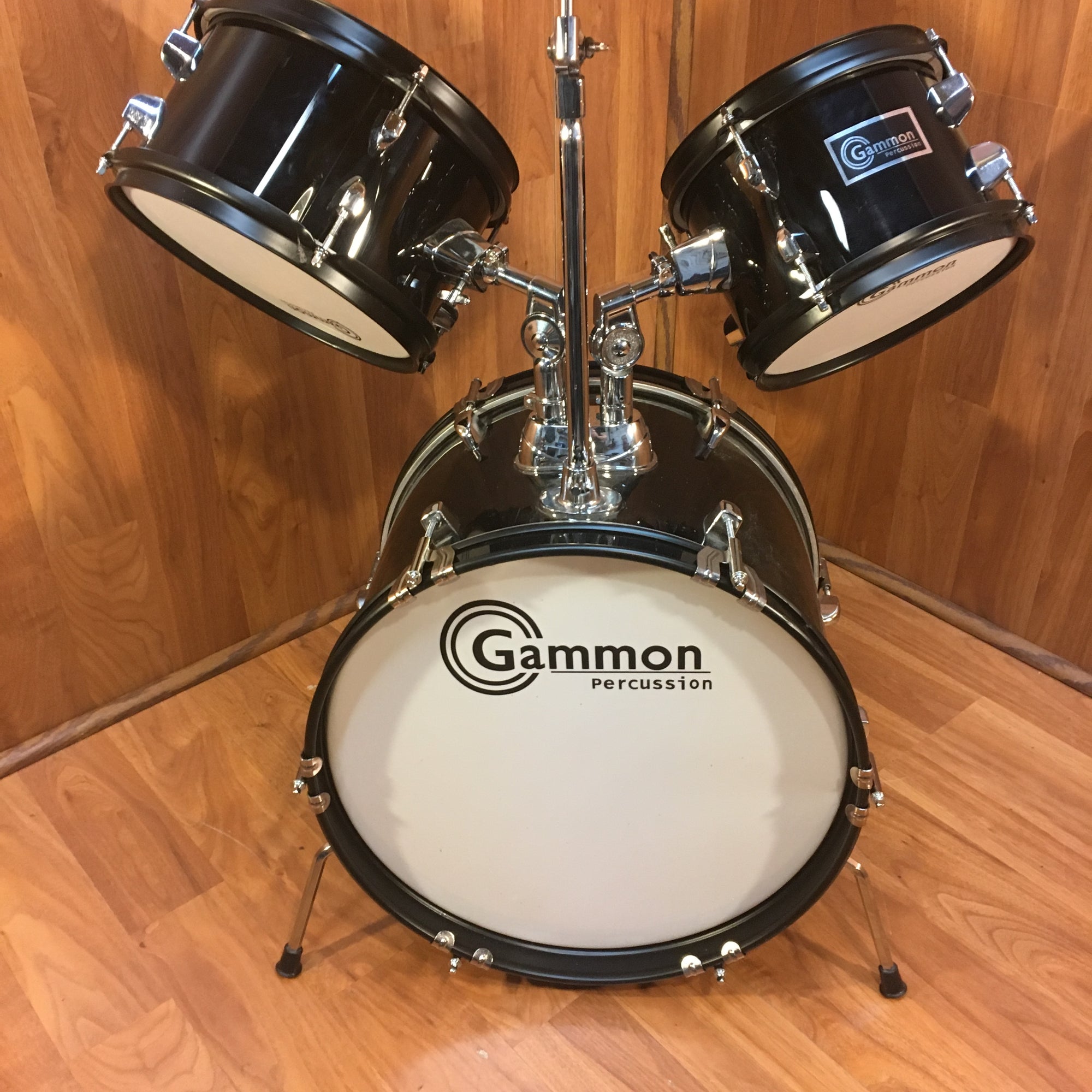 Gammon Percussion Black Complete Junior Kit