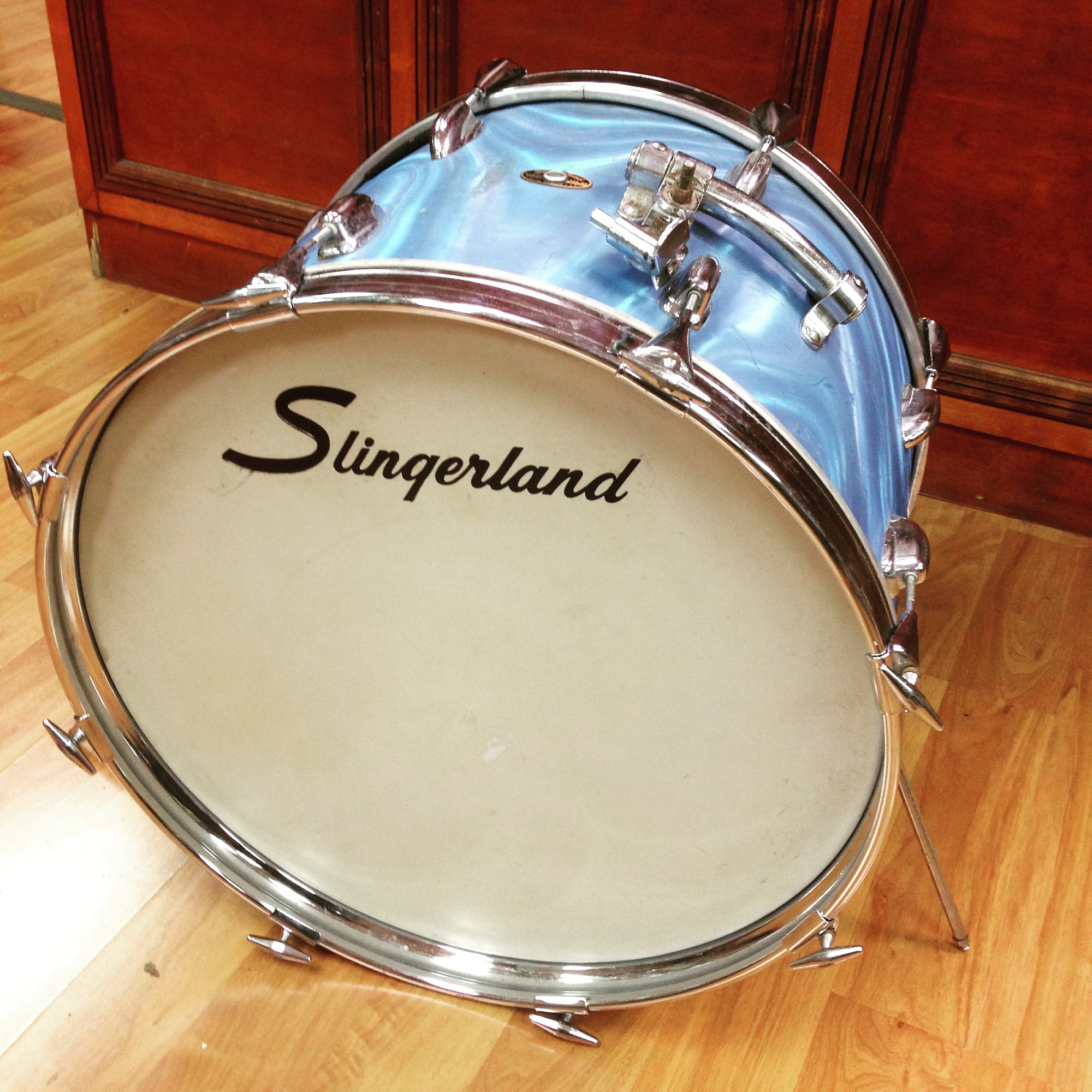 Slingerland 20" Blue Flame Kick