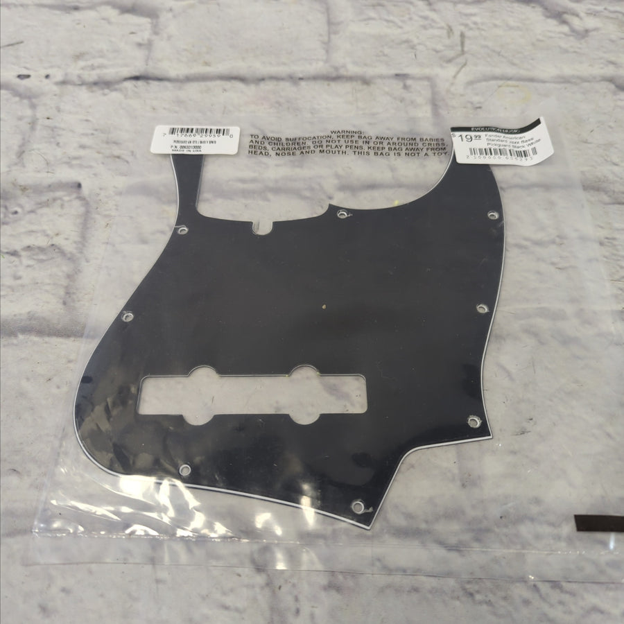 Fender American Standard Jazz Bass Pickguard Black White Black BWB