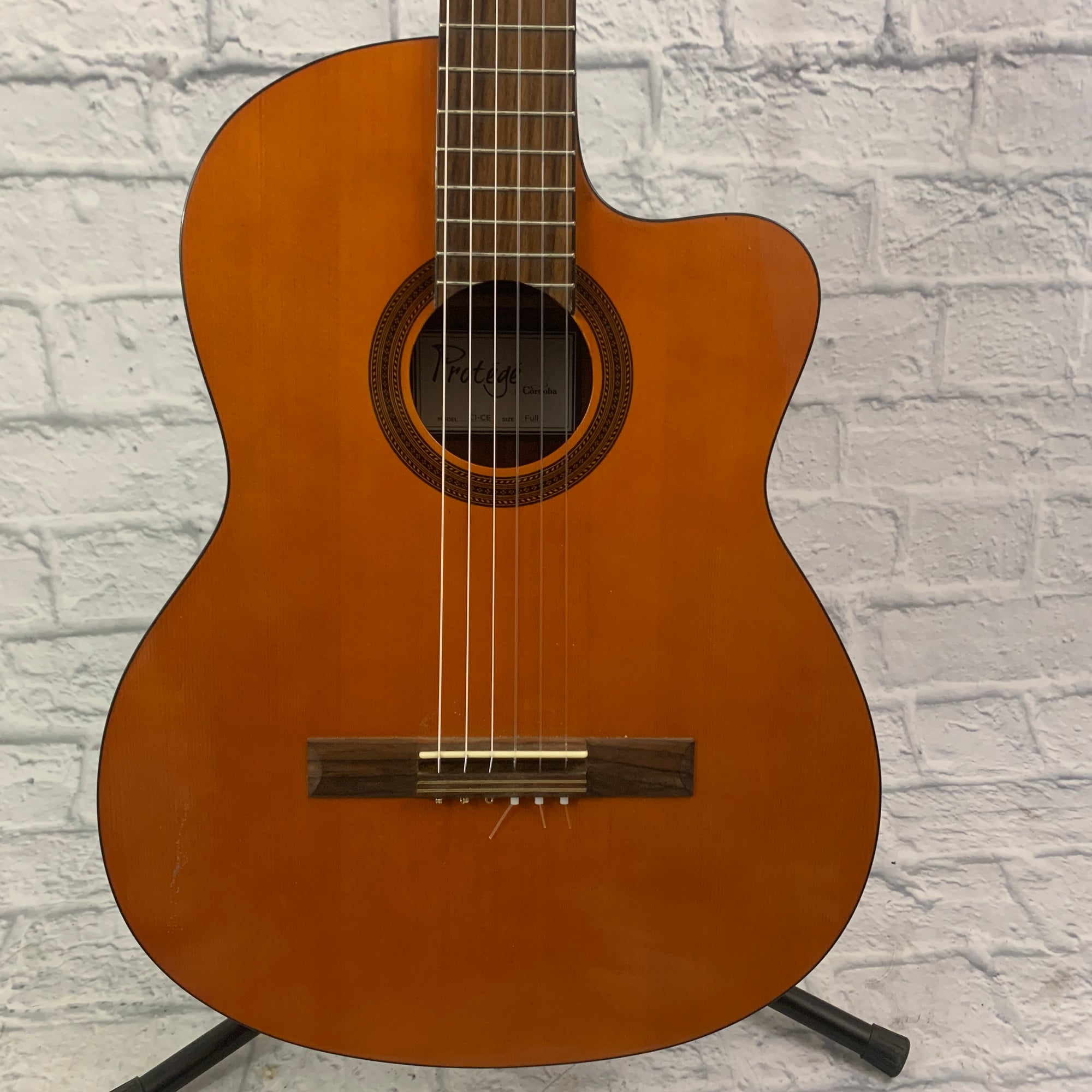 Protege by Cordoba C1-CE Classical Acoustic-Electric Guitar w/ Gig Bag