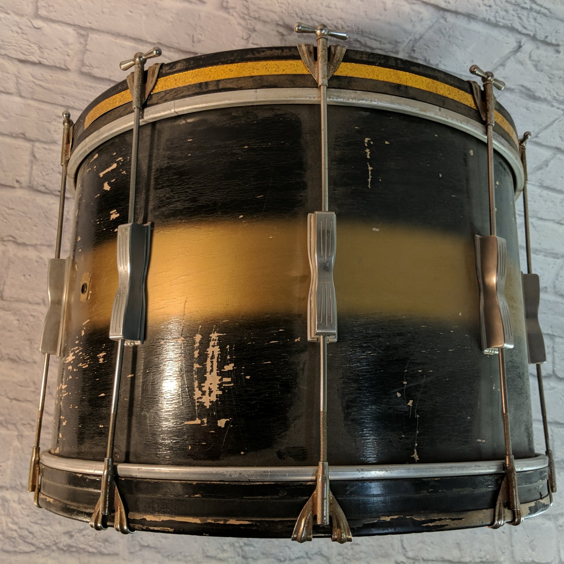 Vintage Ludwig 22 Bass Drum 1960-63 Pre Serial Keystone Badge