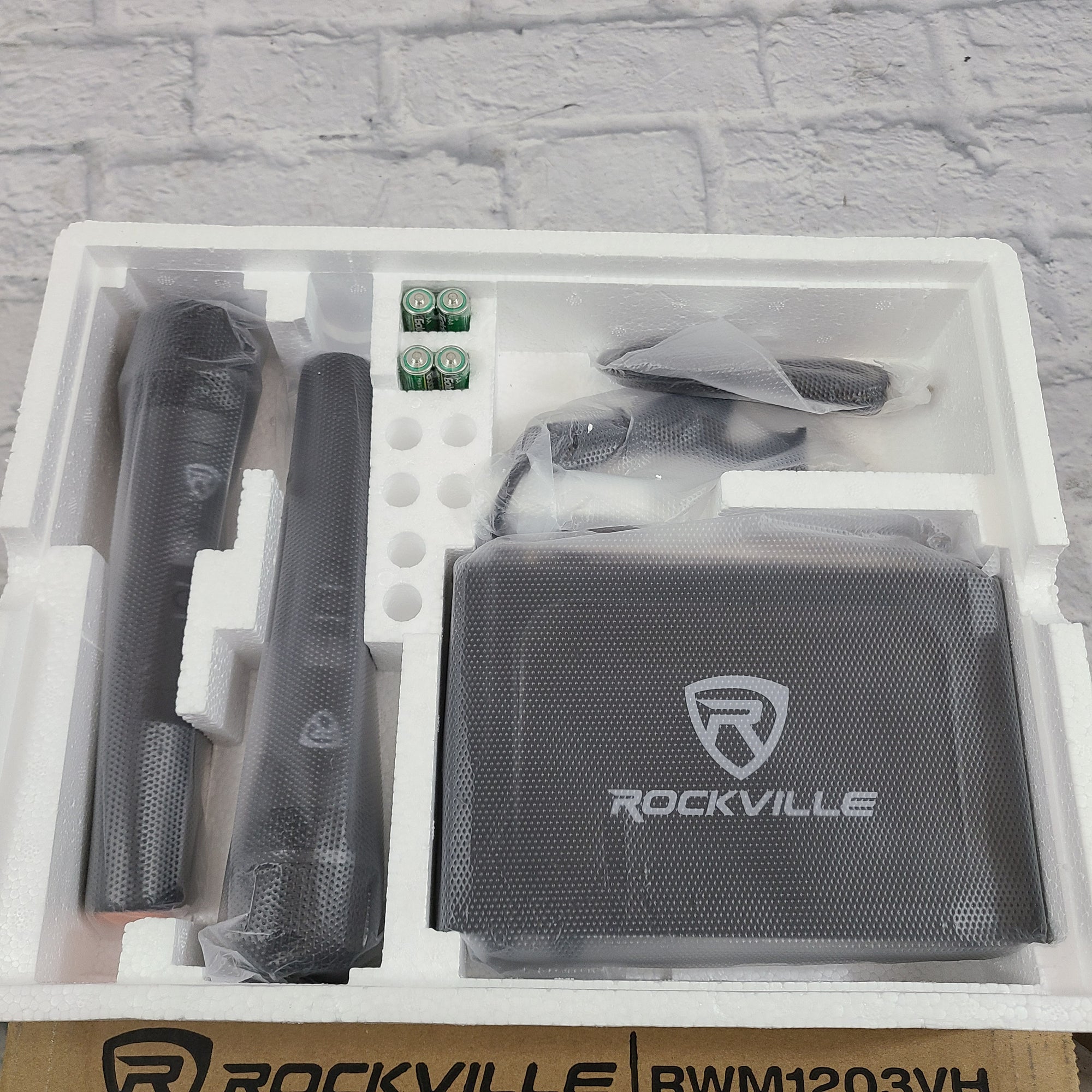 Rockville RWM1203VH Dual-Channel VHF Wireless Microphone System