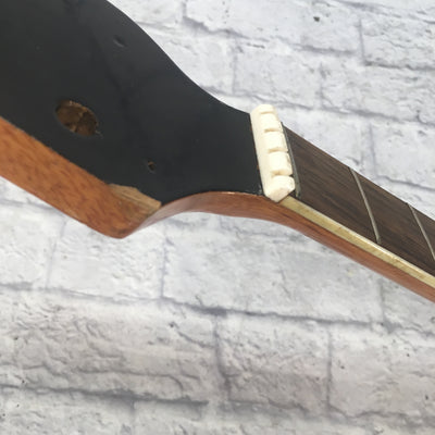 Vintage 1960s Short Scale Bass Guitar Neck (A) Rosewood Fretboard Made in Japan