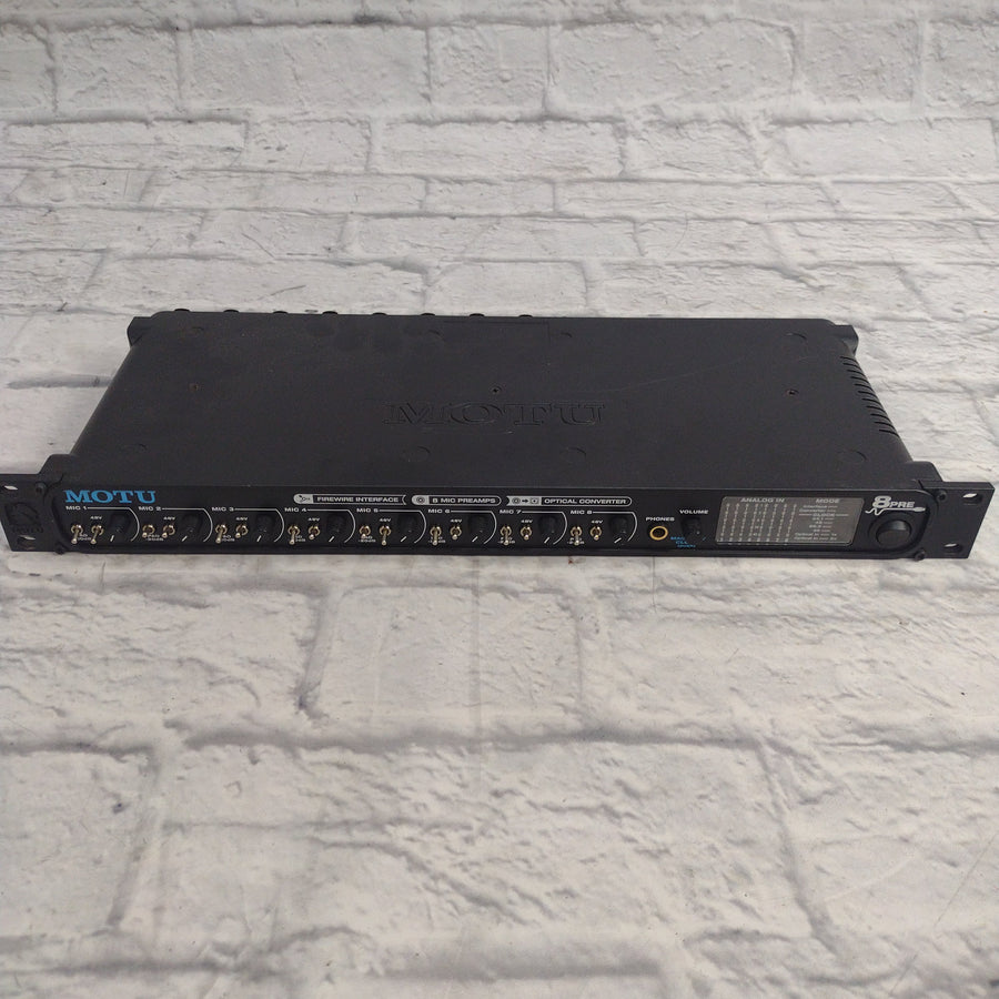 Motu 8pre Firewire Audio Recording Interface