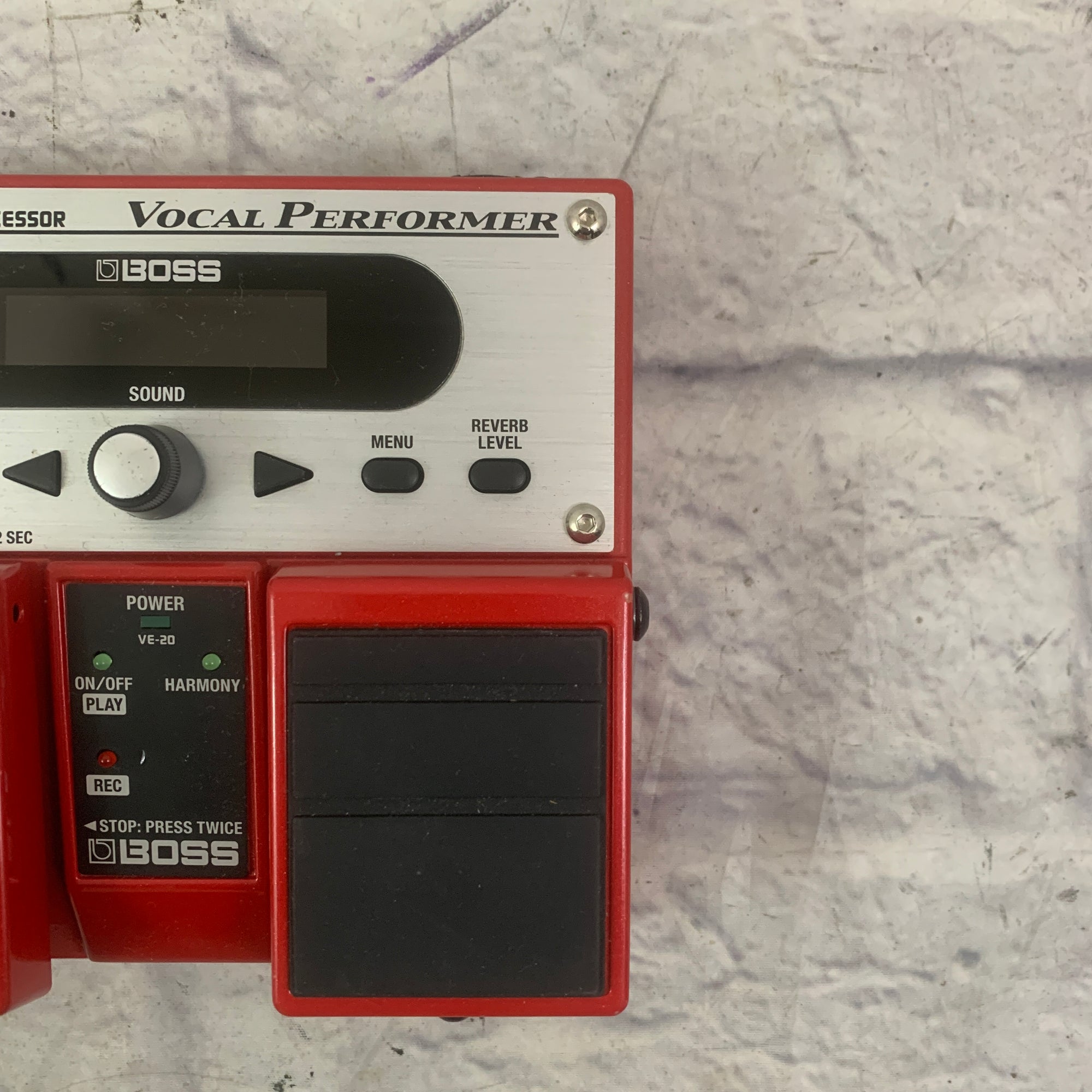 boss ve-20 vocal performer pedal Boss VE-20 Vocal Performer Vocal Effect Pedal