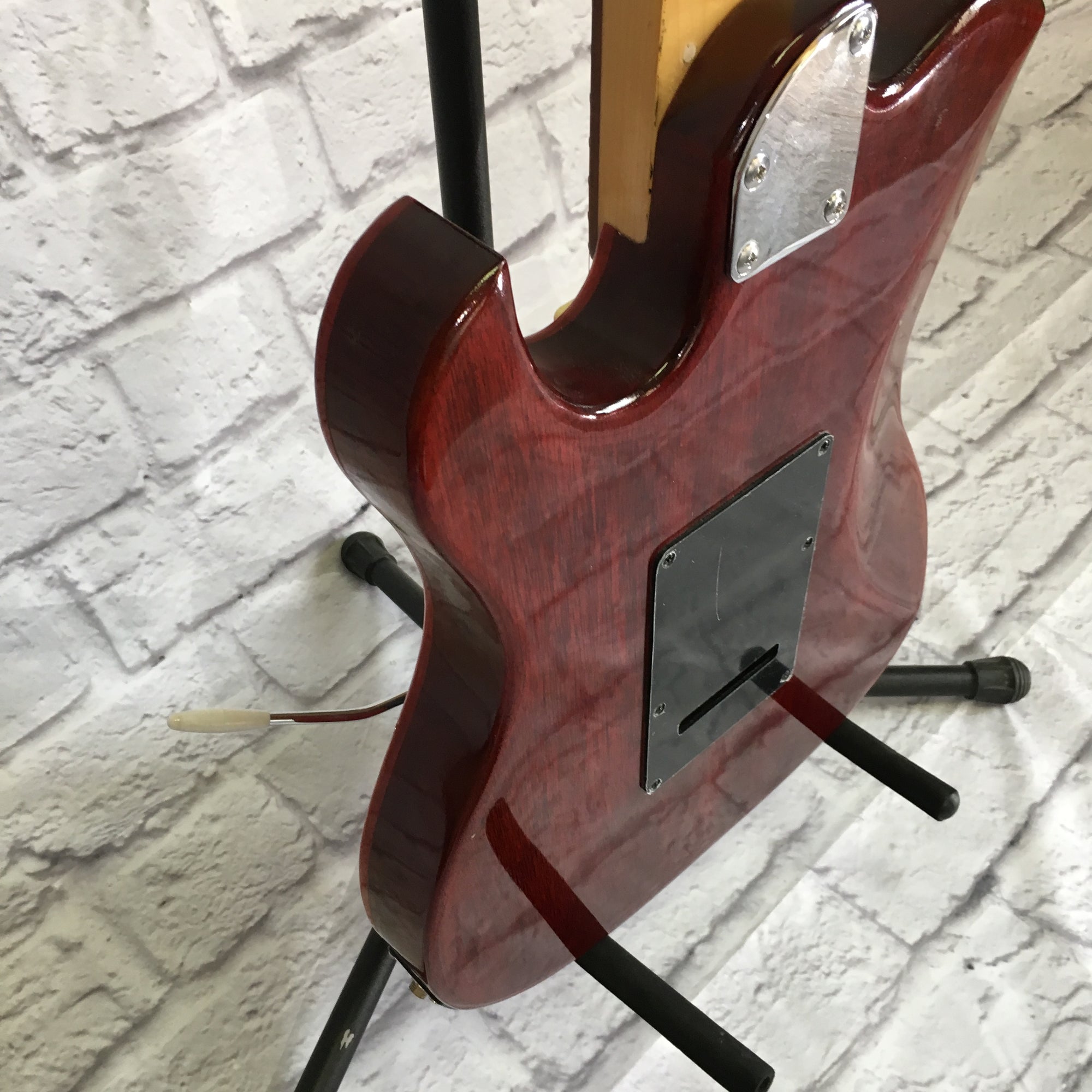 Gatto Tele Style Electric Guitar Trans Red Finish