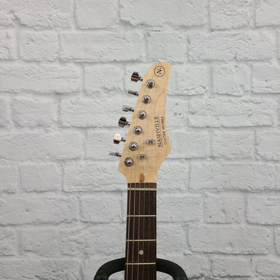 Nashville Guitar Works 120 Single Cutaway - Black, Rosewood Fretboard