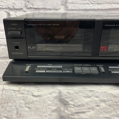 1989 Aiwa AD-WX180 Dual Well Cassette Player