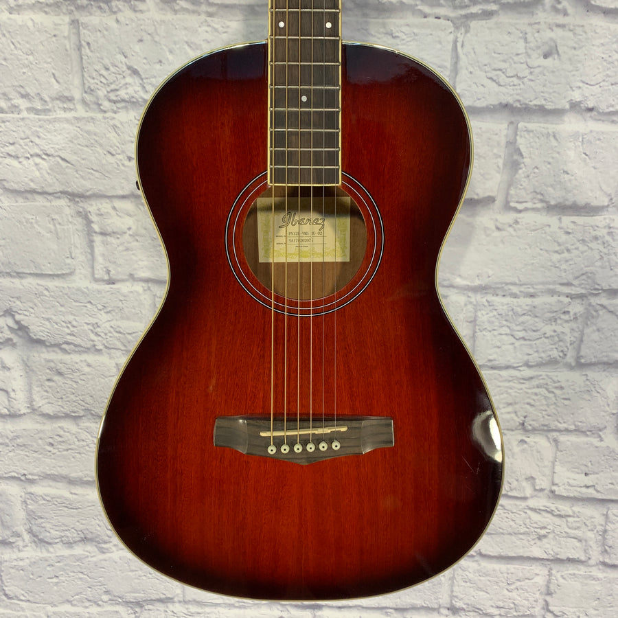 Ibanez PN12E VMS Vintage Mahogany Sunburst Acoustic-Electric Parlor Guitar