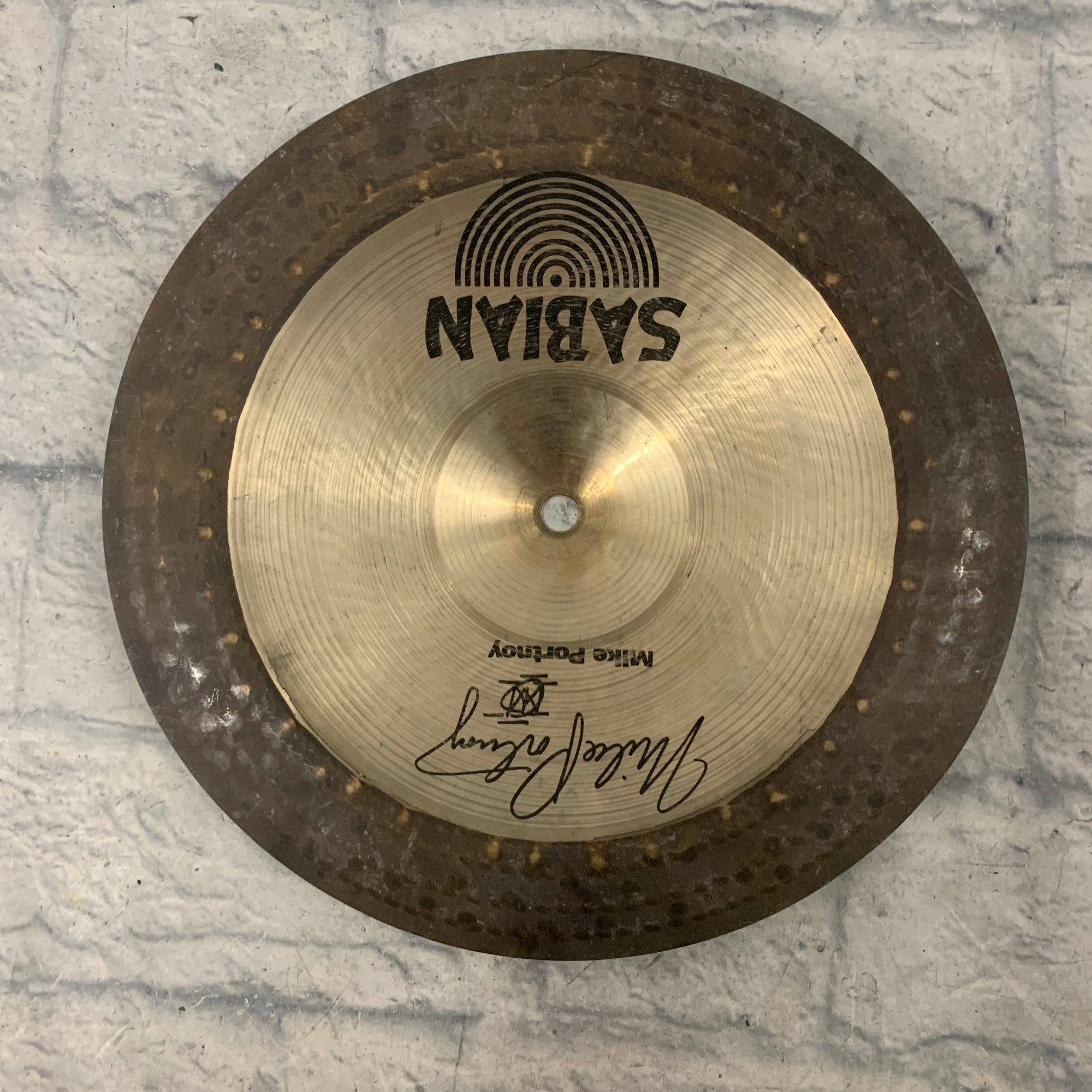 Sabian 12" Mike Portnoy Signature China Kang Cymbal CRACKED