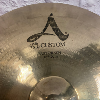 Zildjian A Custom 16" Fast Crash Cymbal