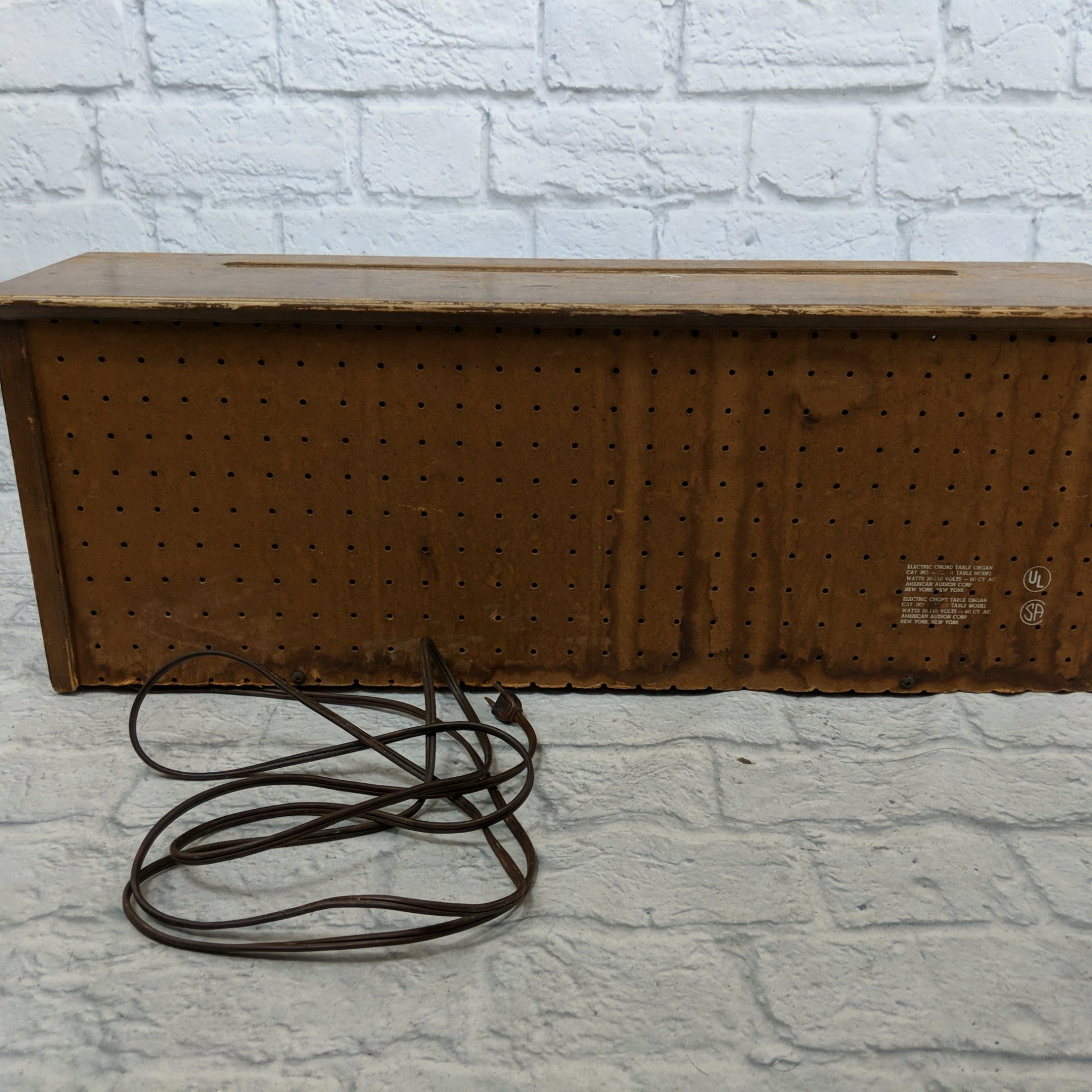 1950s Truetone Electric Chord Table Wind Organ