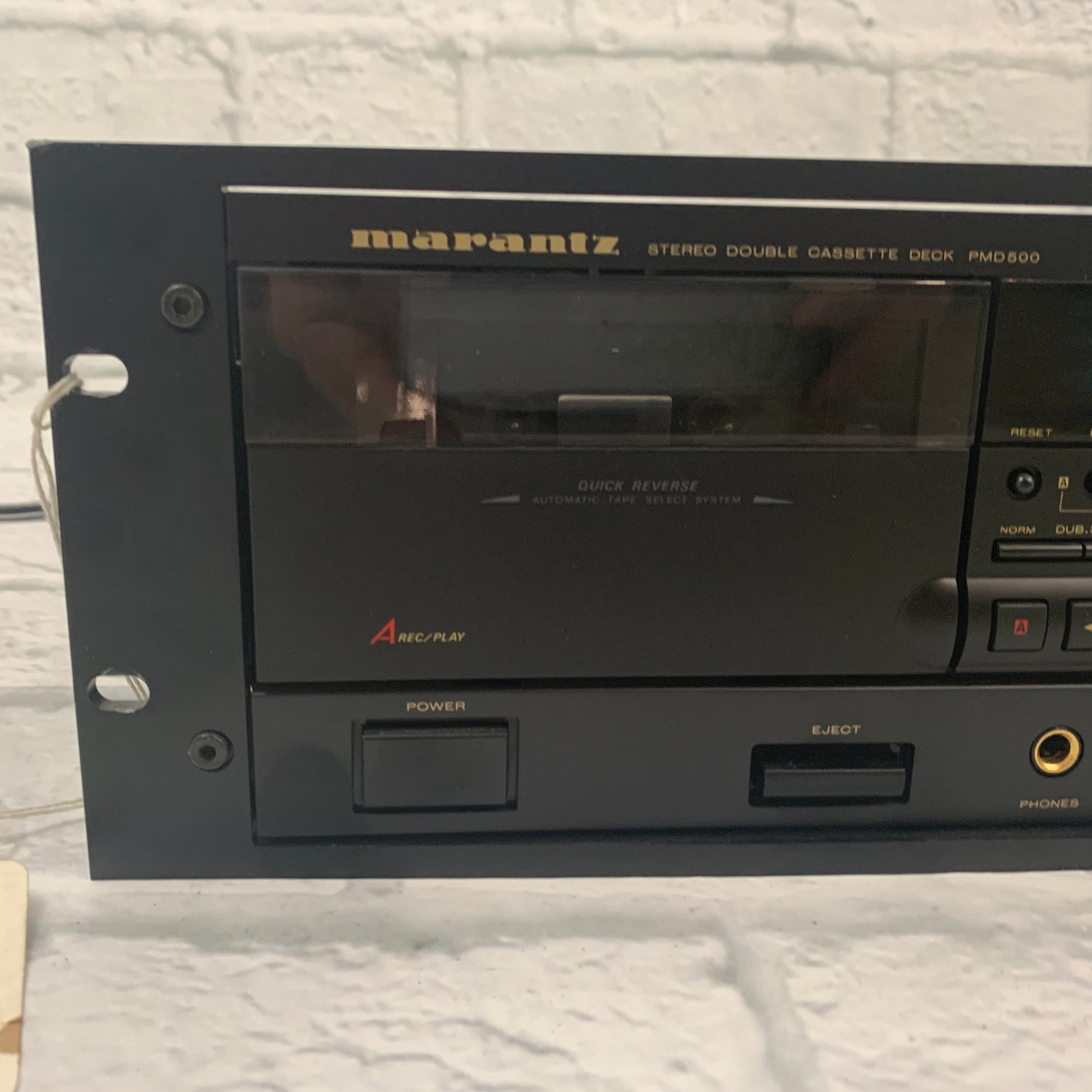 Marantz Professional PMD-500U Rackmount Cassette Recorder AS IS