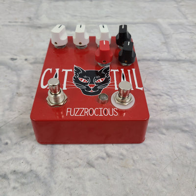 Fuzzrocious Cat Tail Distortion Pedal w/ Momentary Feedback Mod