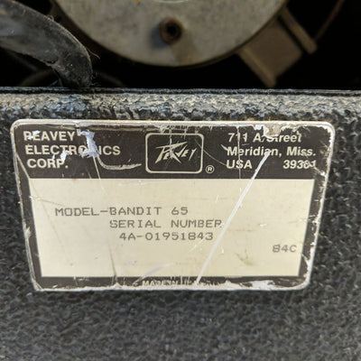 Peavey Bandit 65 Solid State Guitar Combo Amp