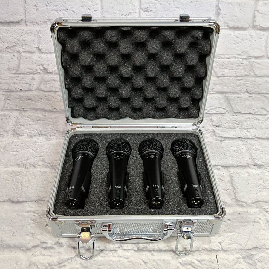 Audix F-50 Band Pack Set of 4 Microphones w/ Flight Case