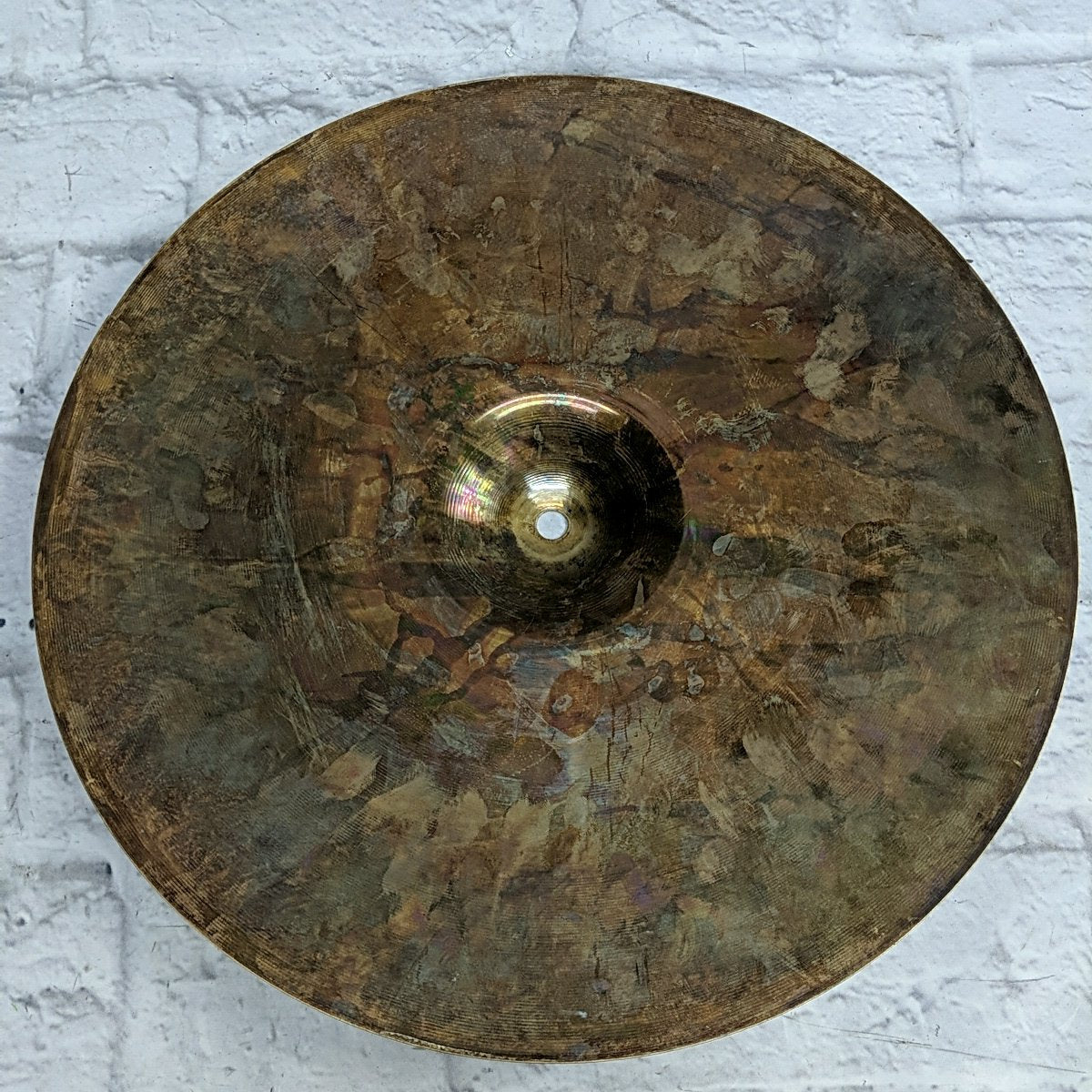 Zildjian 16 Unknown Crash Cymbal CRACKED
