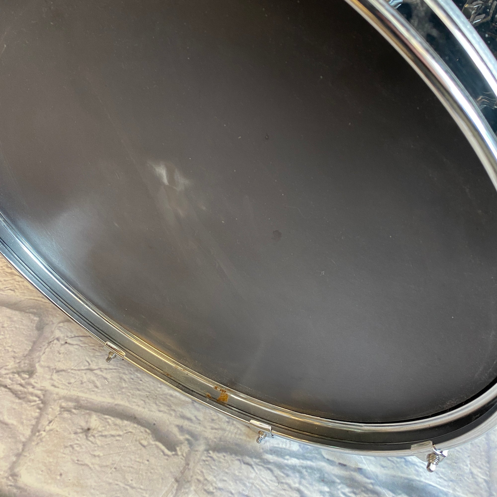 1990s Pearl Export Series 7pc Drum Kit Black