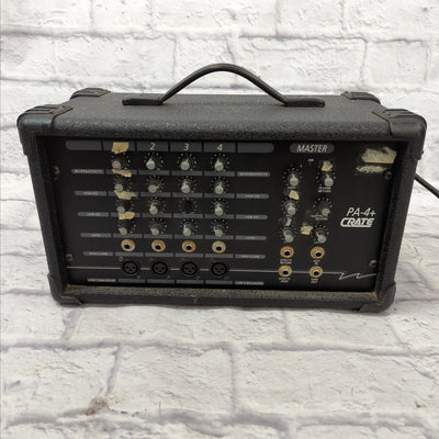 Crate PA-4+ 4 Channel Powered Mixer