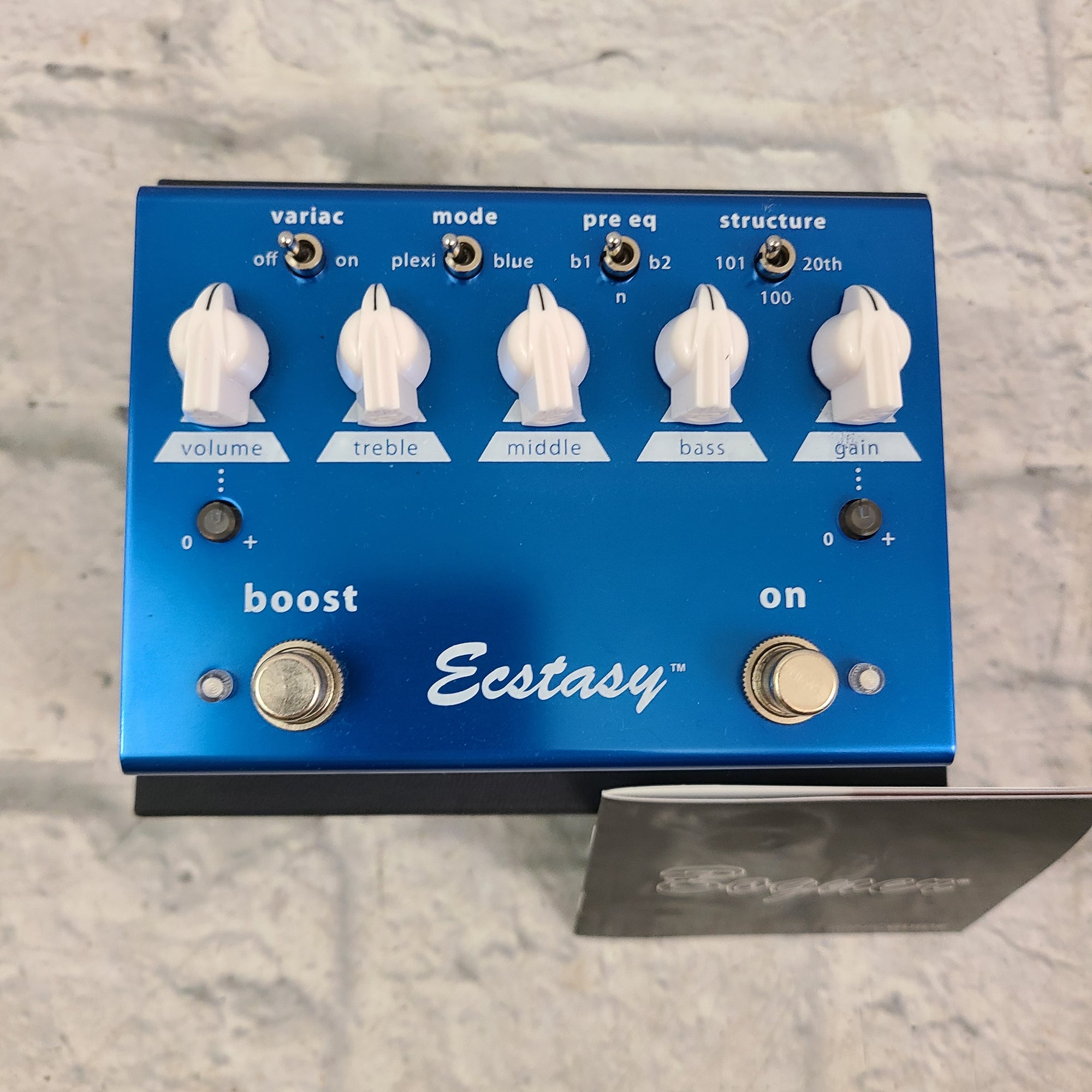 Bogner Ecstasy Overdrive pedal w/ box and goodies