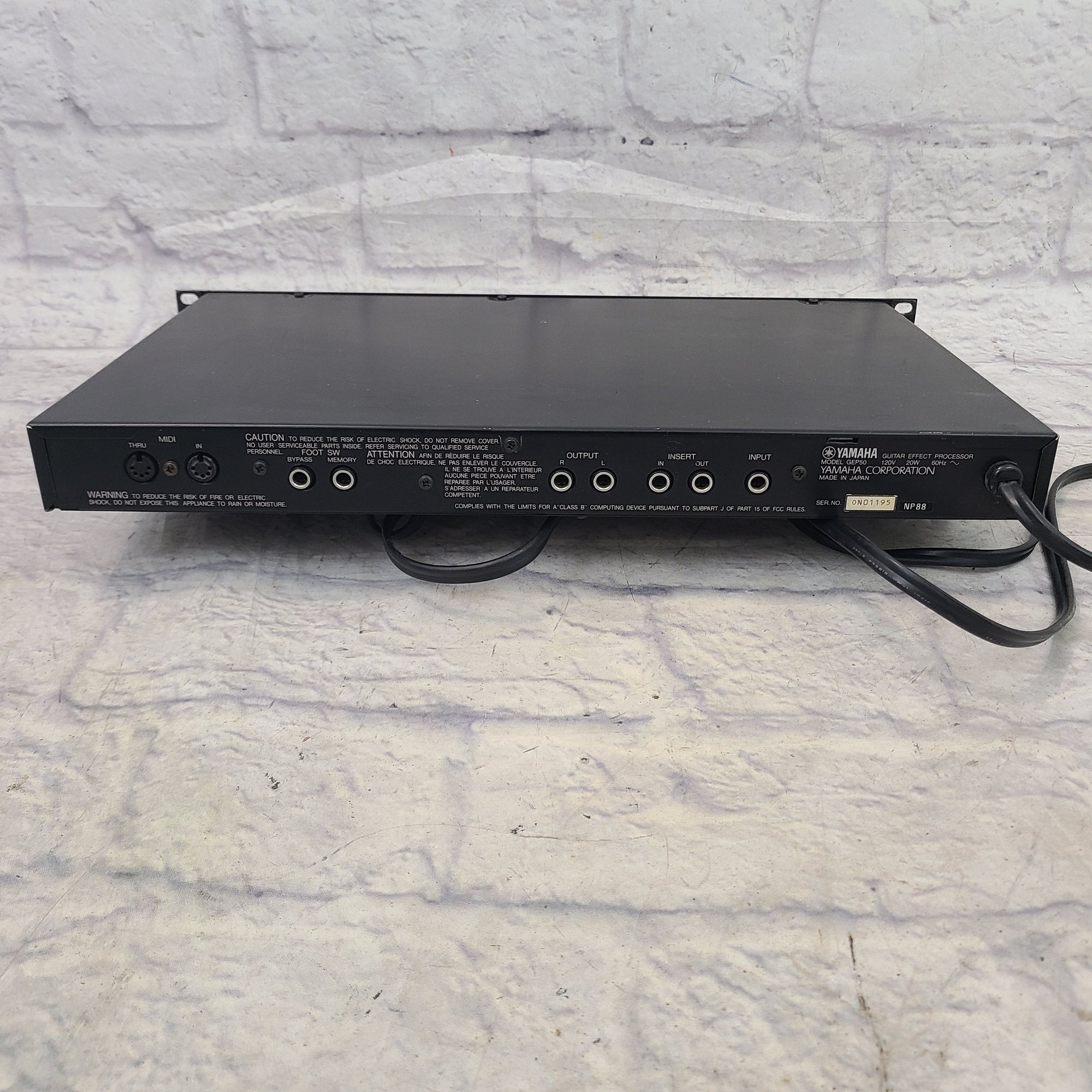 Yamaha GEP50 Guitar Effects Processor Multi Effects