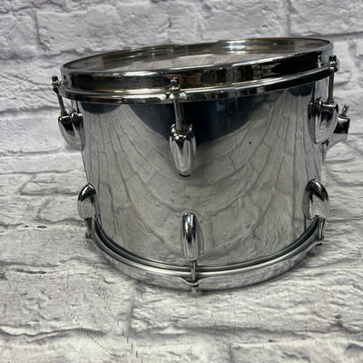 Slingerland COW Chrome Over Wood 13 14 16 18 24  - Chrome Vintage 1970s 5pc Drum Kit